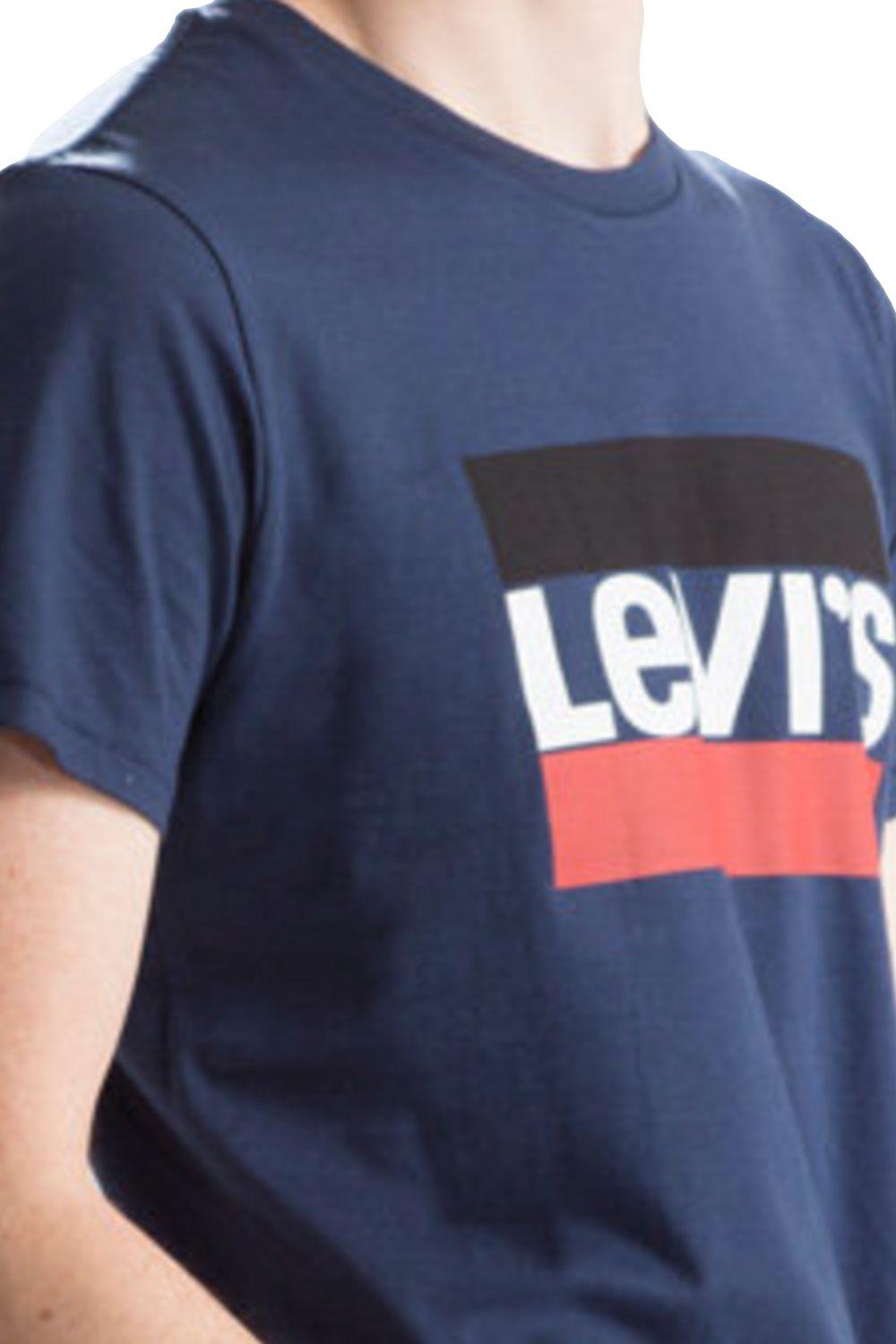 Polera Hombre Sportswear Logo Graphic Azul Levis 39636-0003-3