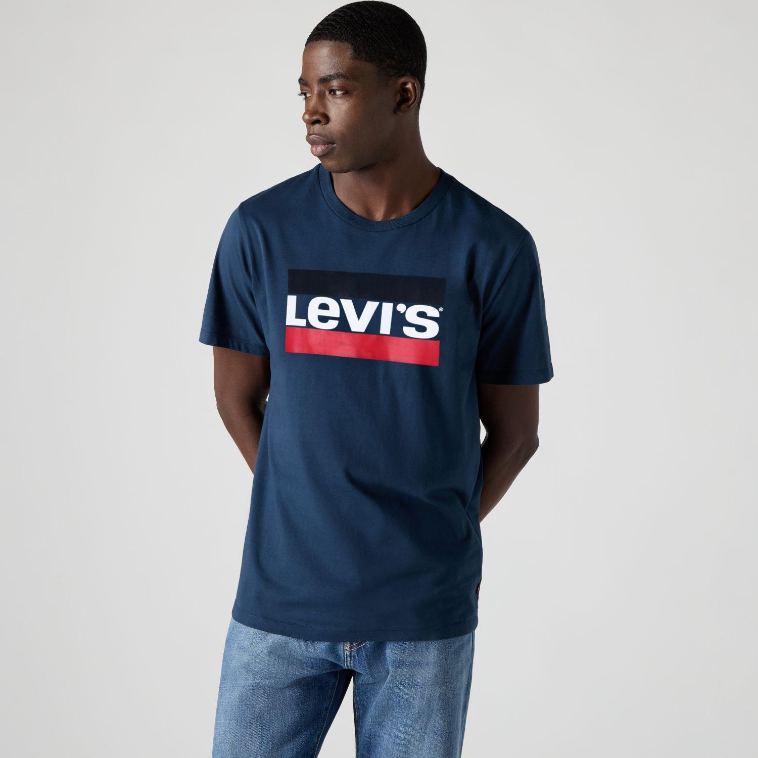 Polera Hombre Sportswear Logo Graphic Azul Levis 39636-0003-2