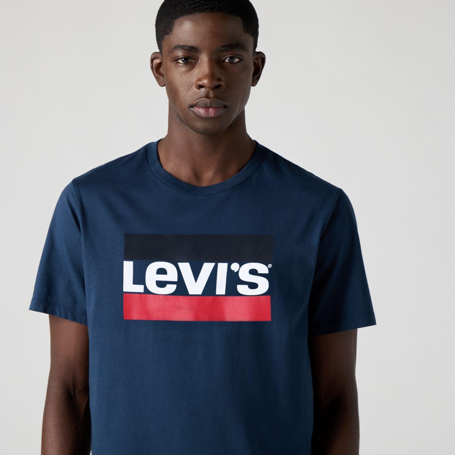 Polera Hombre Sportswear Logo Graphic Azul Levis 39636-0003-3
