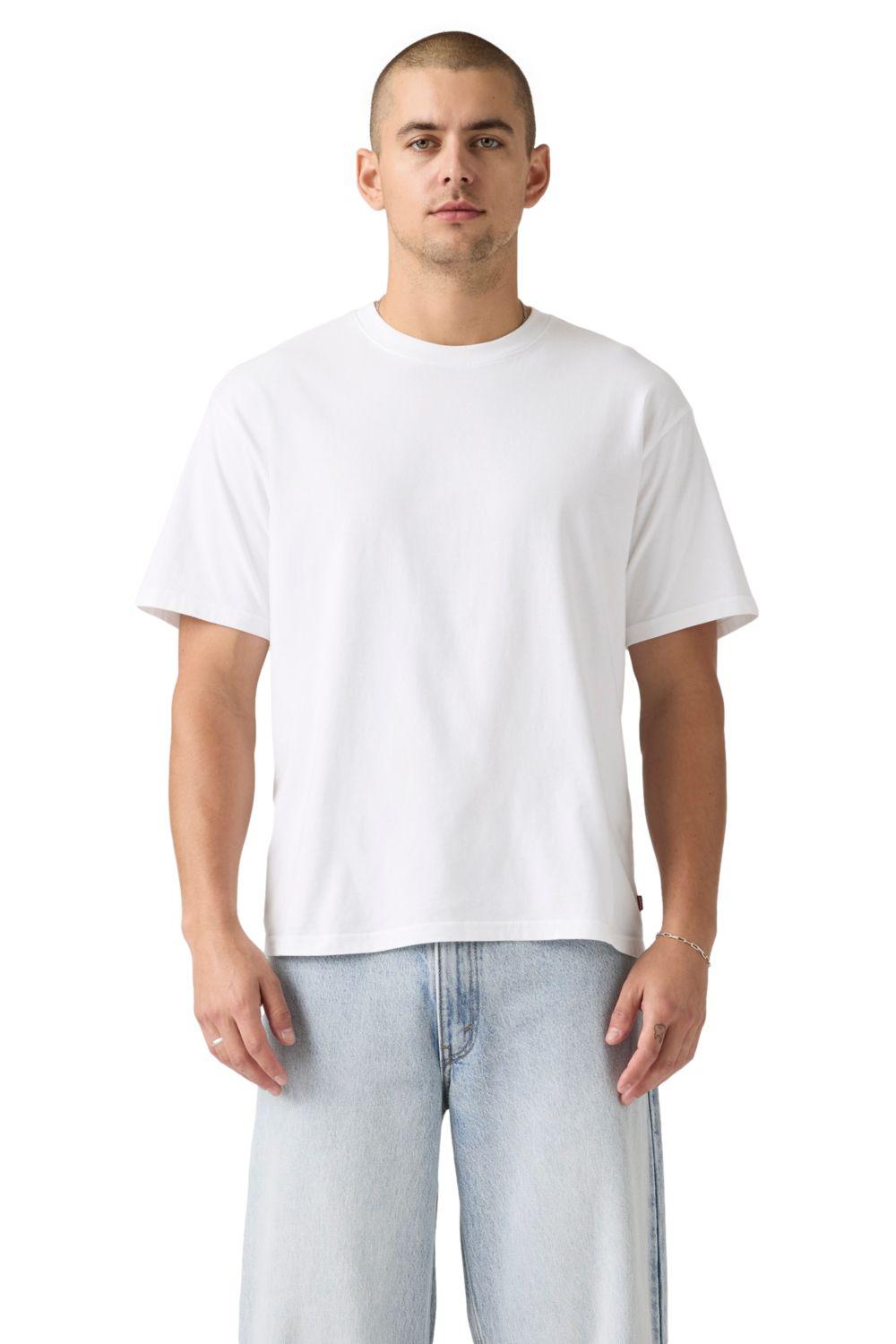 Polera Hombre Cropped Boxy Blanco Levis 004GZ-0015-0
