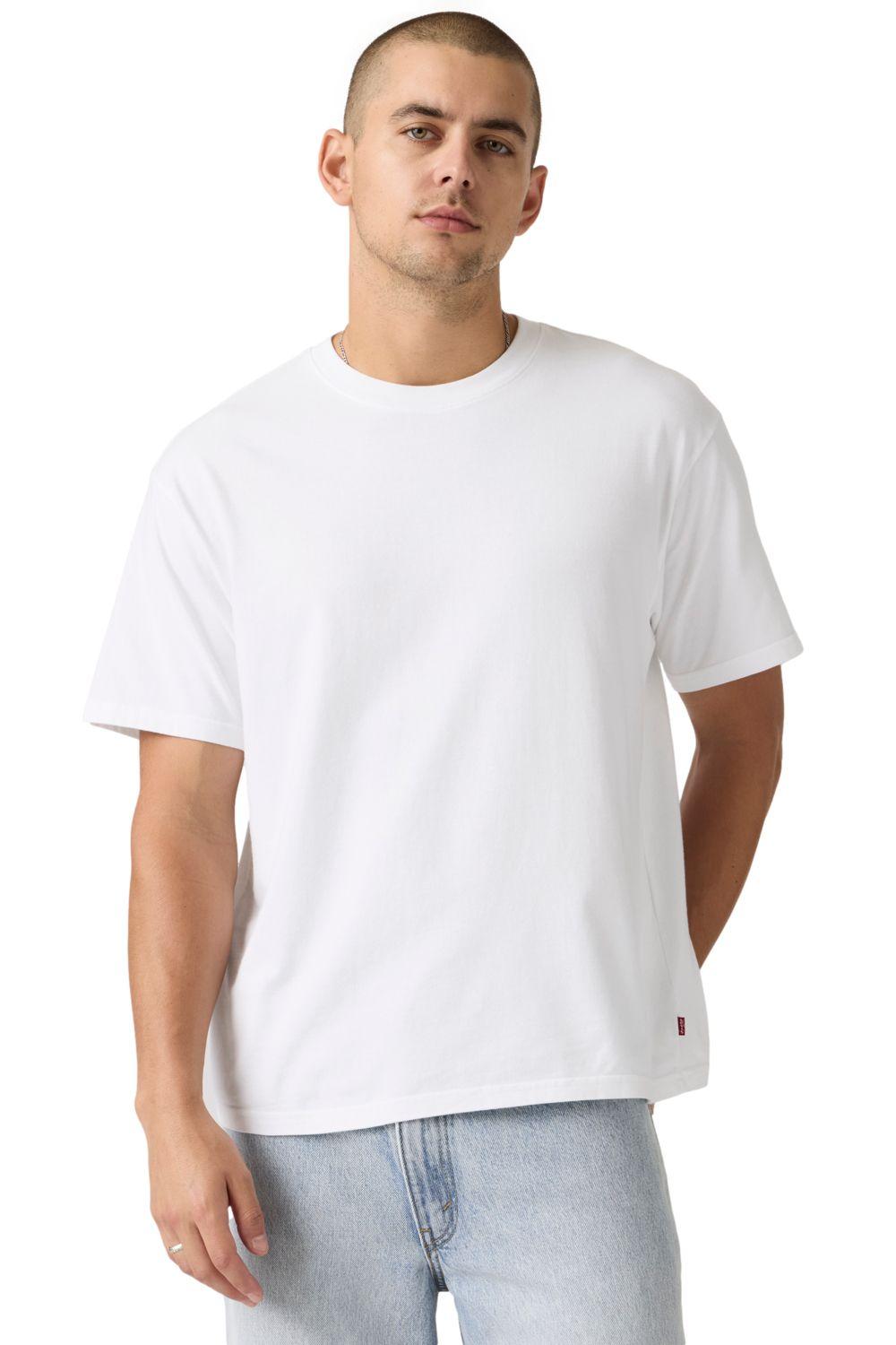 Polera Hombre Cropped Boxy Blanco Levis 004GZ-0015-1