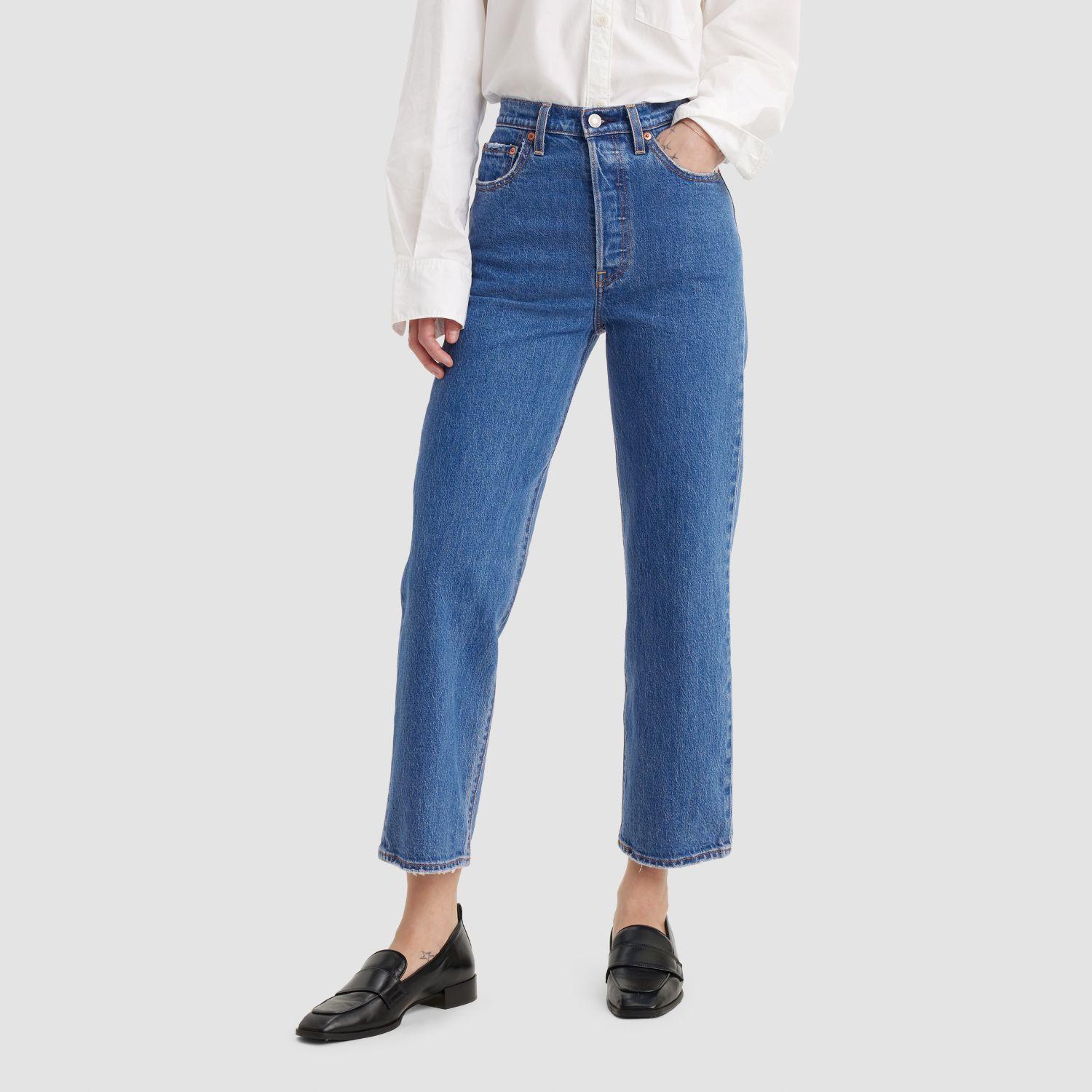 Jeans Mujer Ribcage Straight Ankle Celeste Levis 72693-0117-1