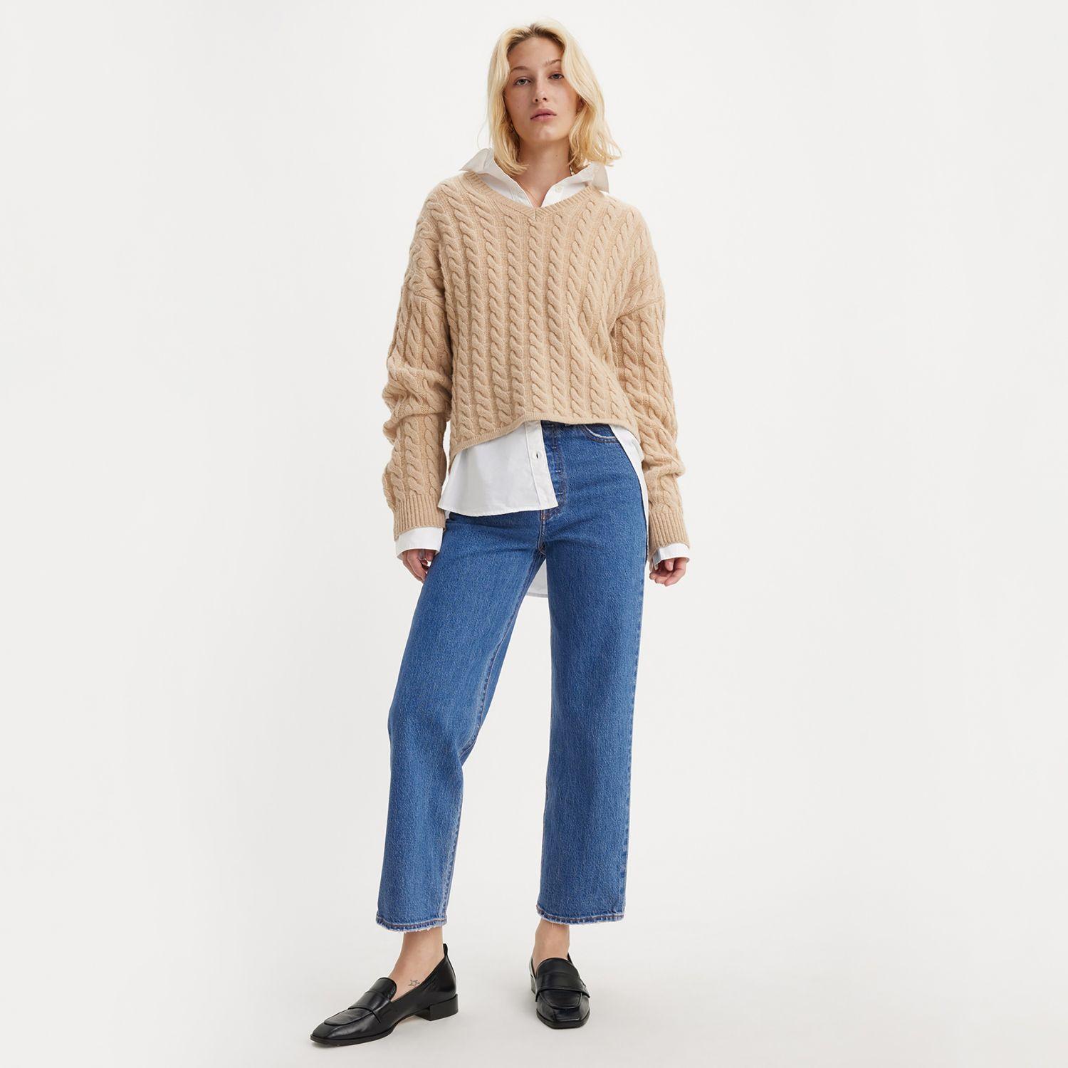Jeans Mujer Ribcage Straight Ankle Celeste Levis 72693-0117-2