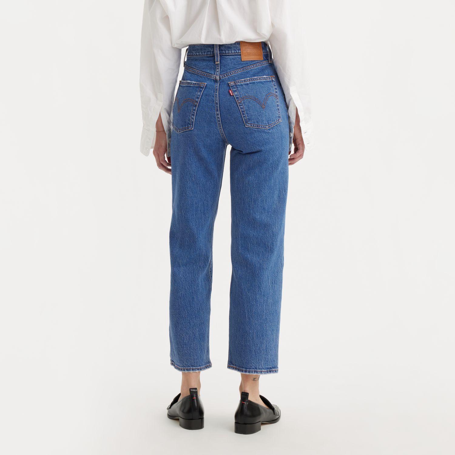 Jeans Mujer Ribcage Straight Ankle Celeste Levis 72693-0117-4