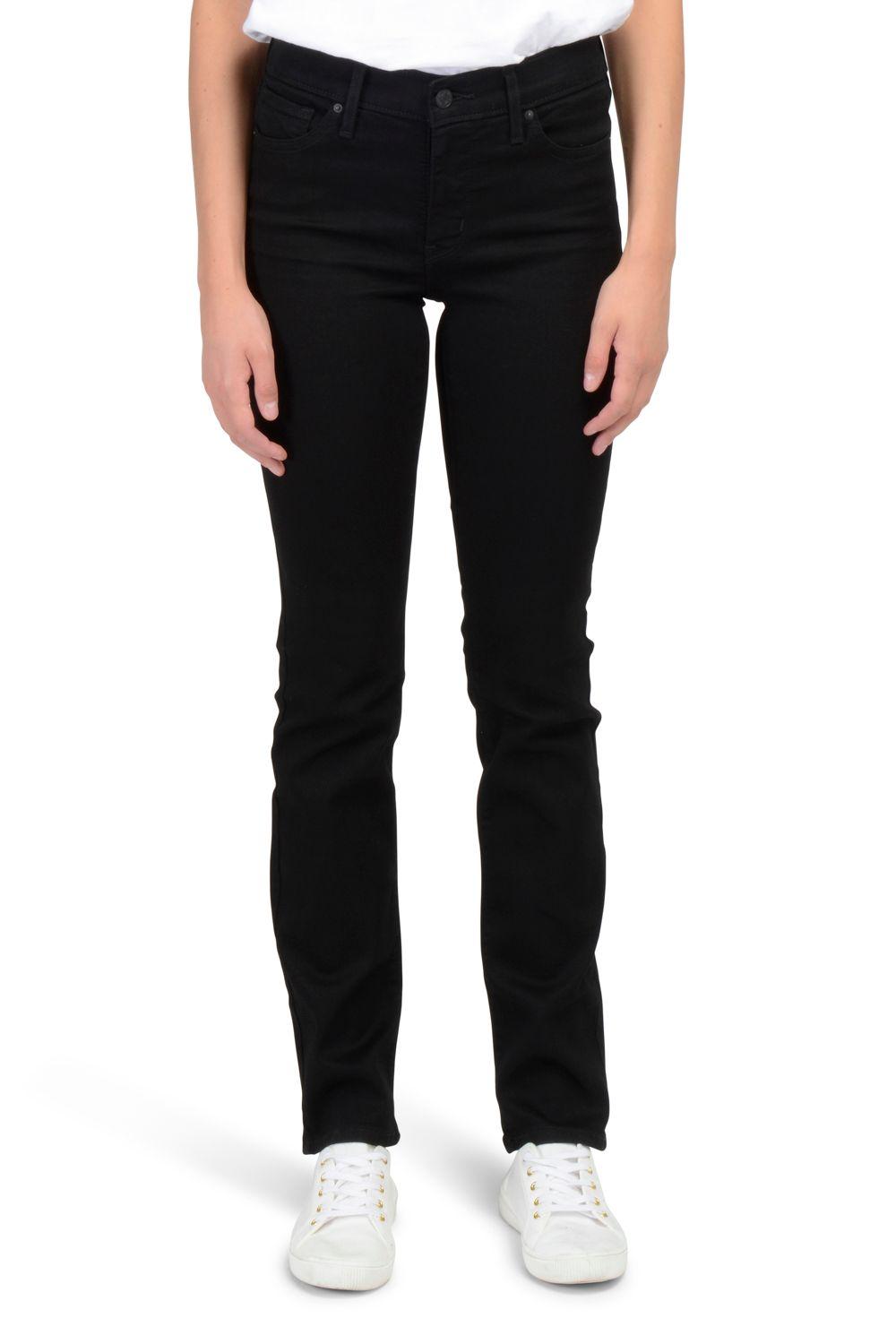 Jeans Mujer 314 Shaping Straight Negro Levis 19631-0112-0