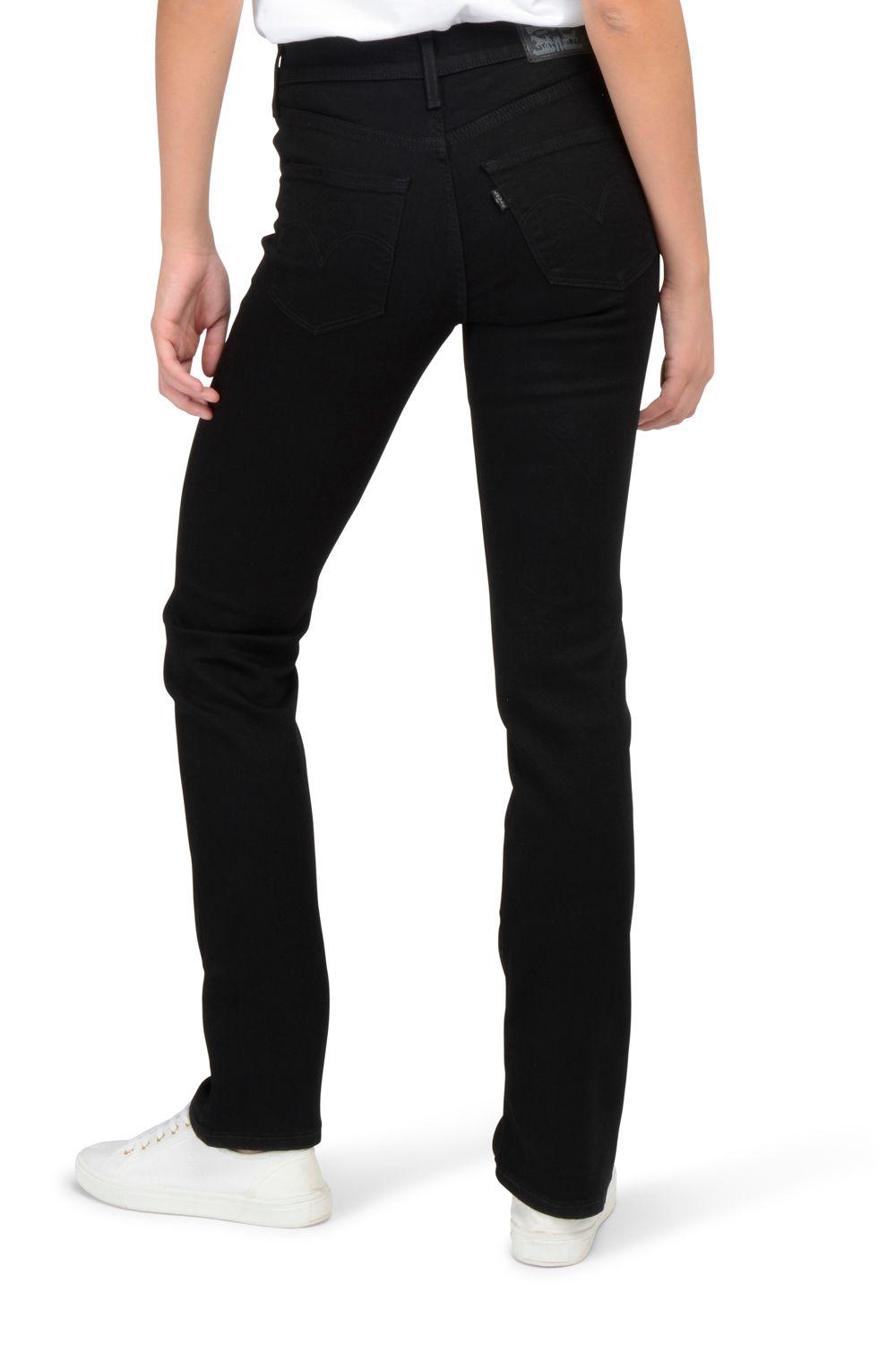 Jeans Mujer 314 Shaping Straight Negro Levis 19631-0112-2