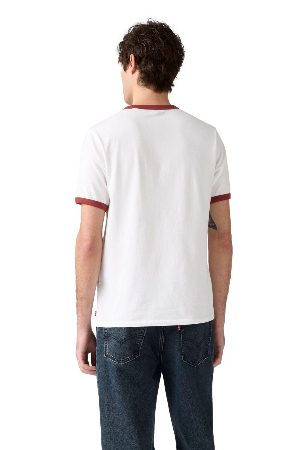 Polera Hombre Standard Ringer Tee Blanco Levis 001X0-0005-1