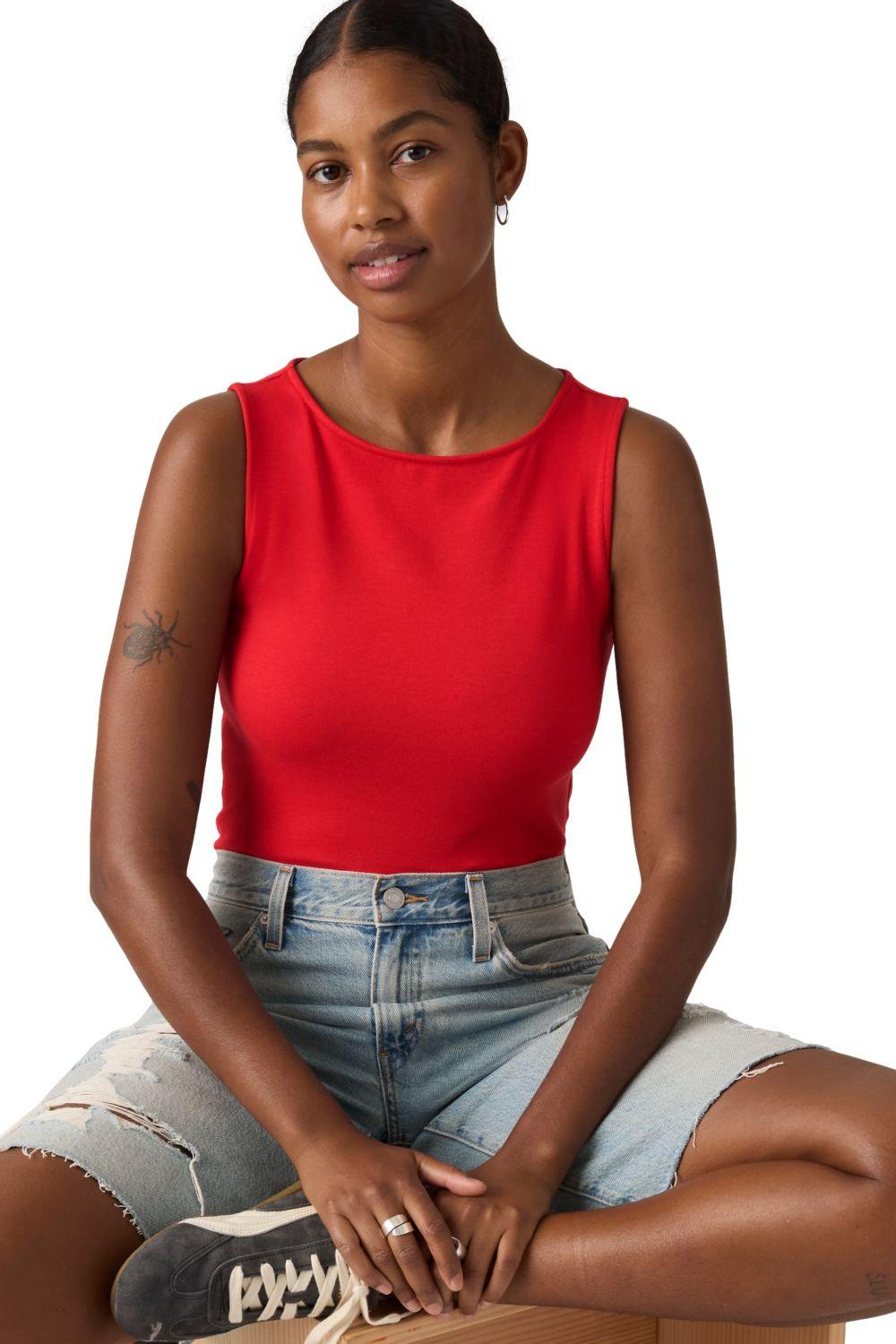 Polera Mujer Blair Sl Boatneck Rojo Levis 005IZ-0005-2