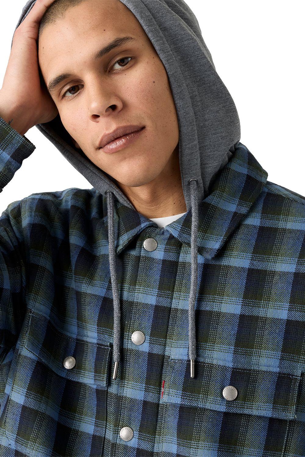 Chaqueta Hombre Francisco Sherpa Flannel Azul Levis 003AZ-0000-3