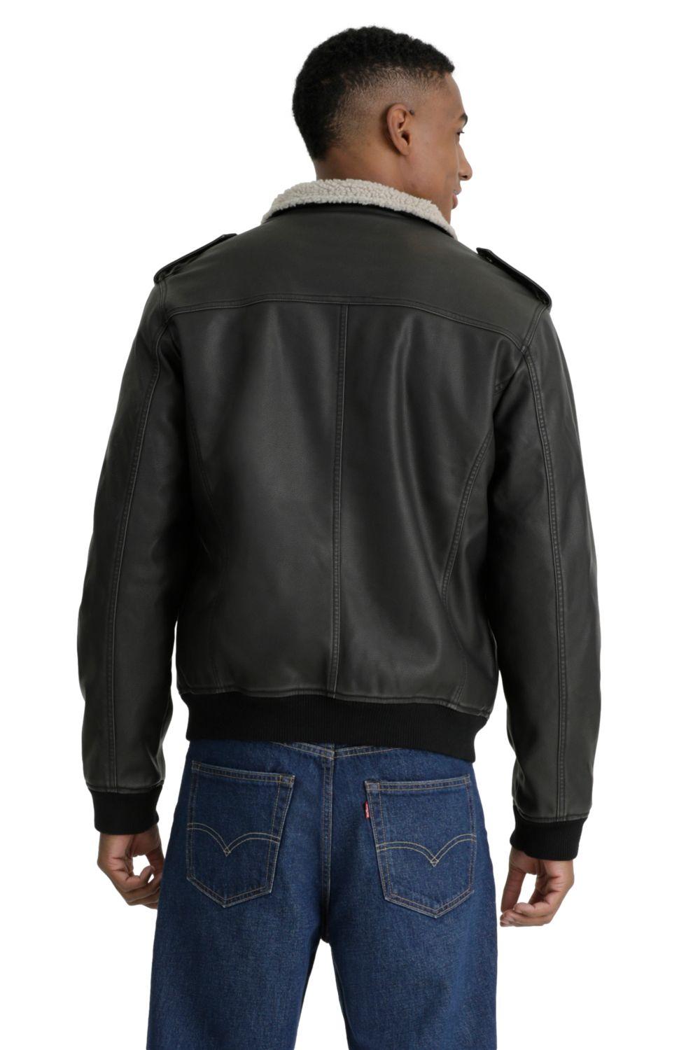 Chaqueta Hombre Pu 4 Negro Levis 59491-0450-2