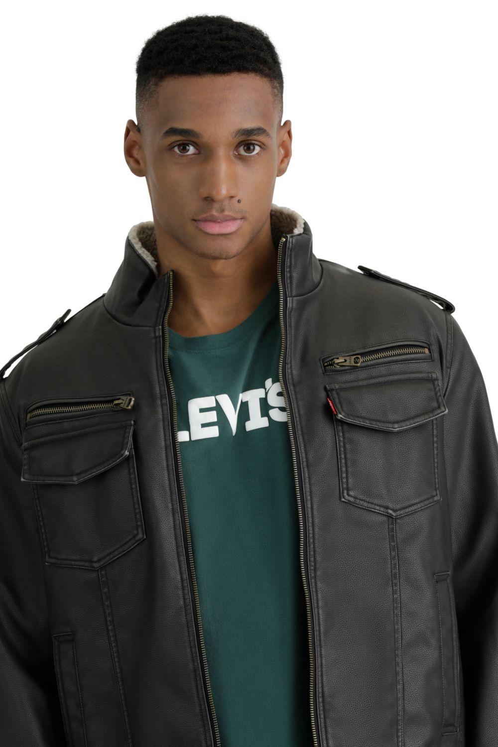 Chaqueta Hombre Pu 4 Negro Levis 59491-0450-4
