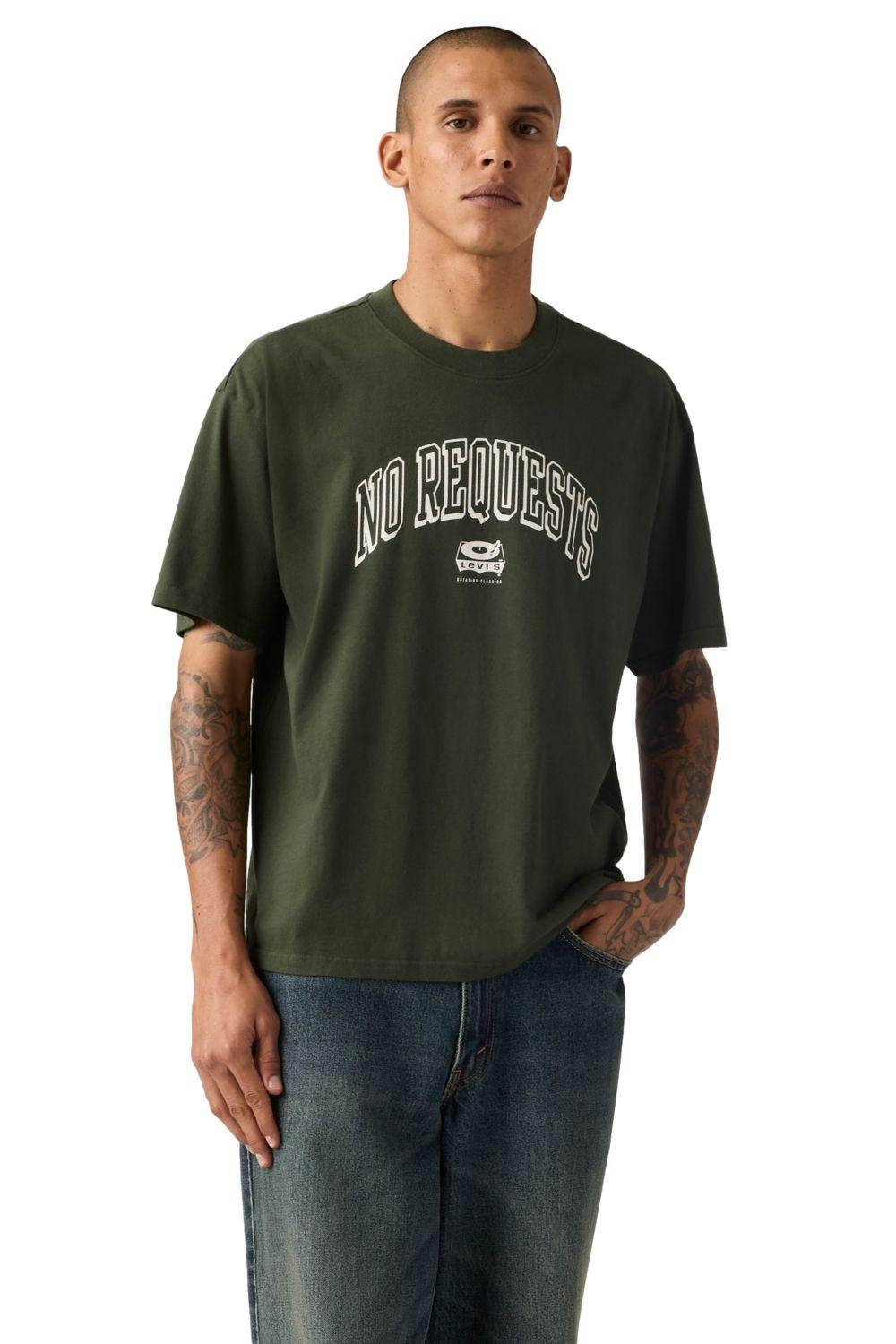 Polera Hombre Cropped Tee Verde Levis 004H0-0024-0