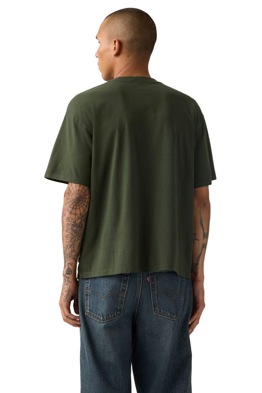 Polera Hombre Cropped Tee Verde Levis 004H0-0024-1