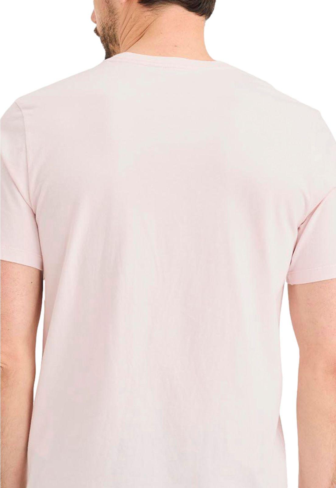 Polera Hombre Crewneck Tee Slim Fit Rosa A3143-0046-3