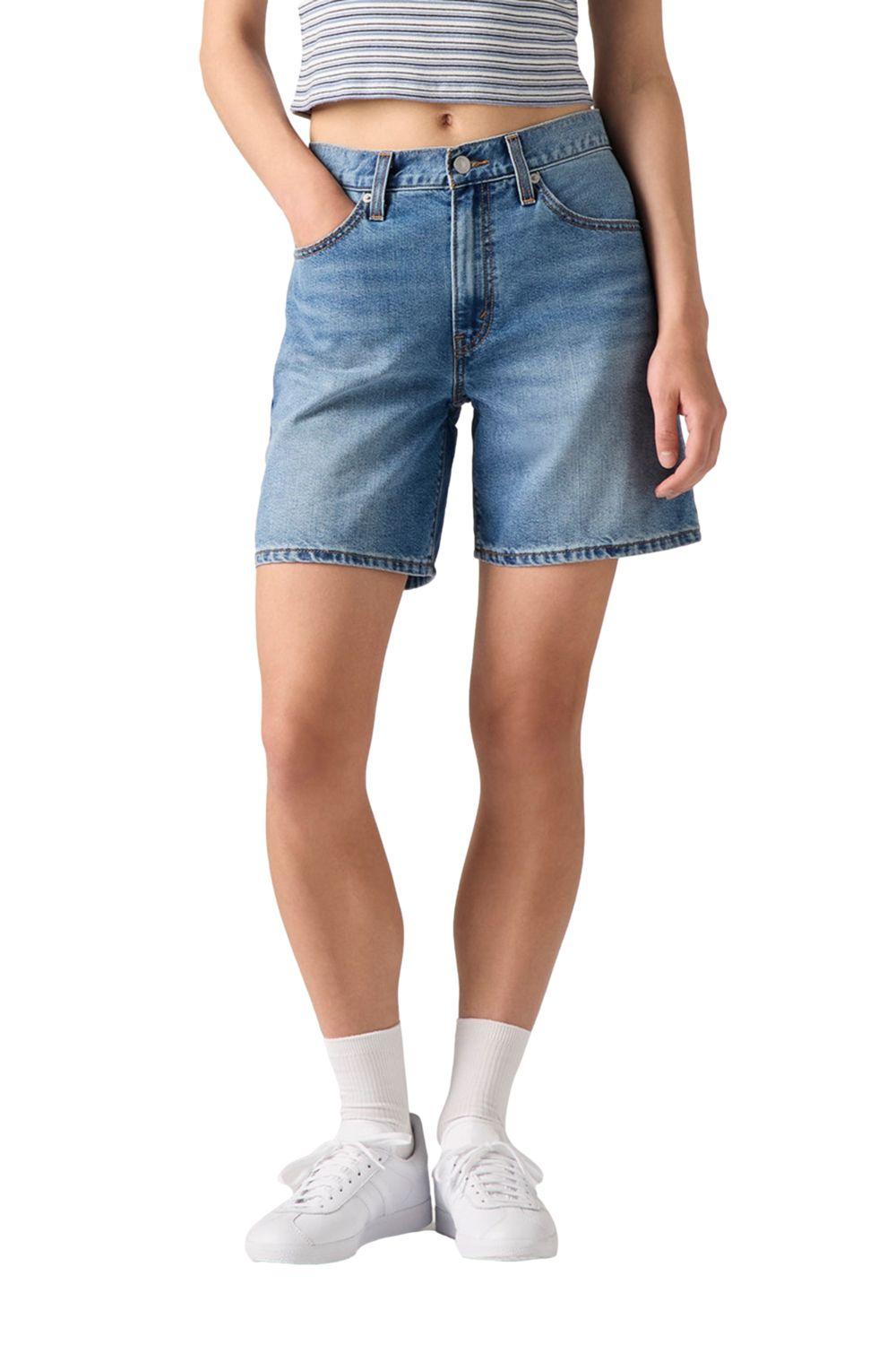Shorts Mujer 94 Baggy Short Celeste Levis 001JO-0000-0