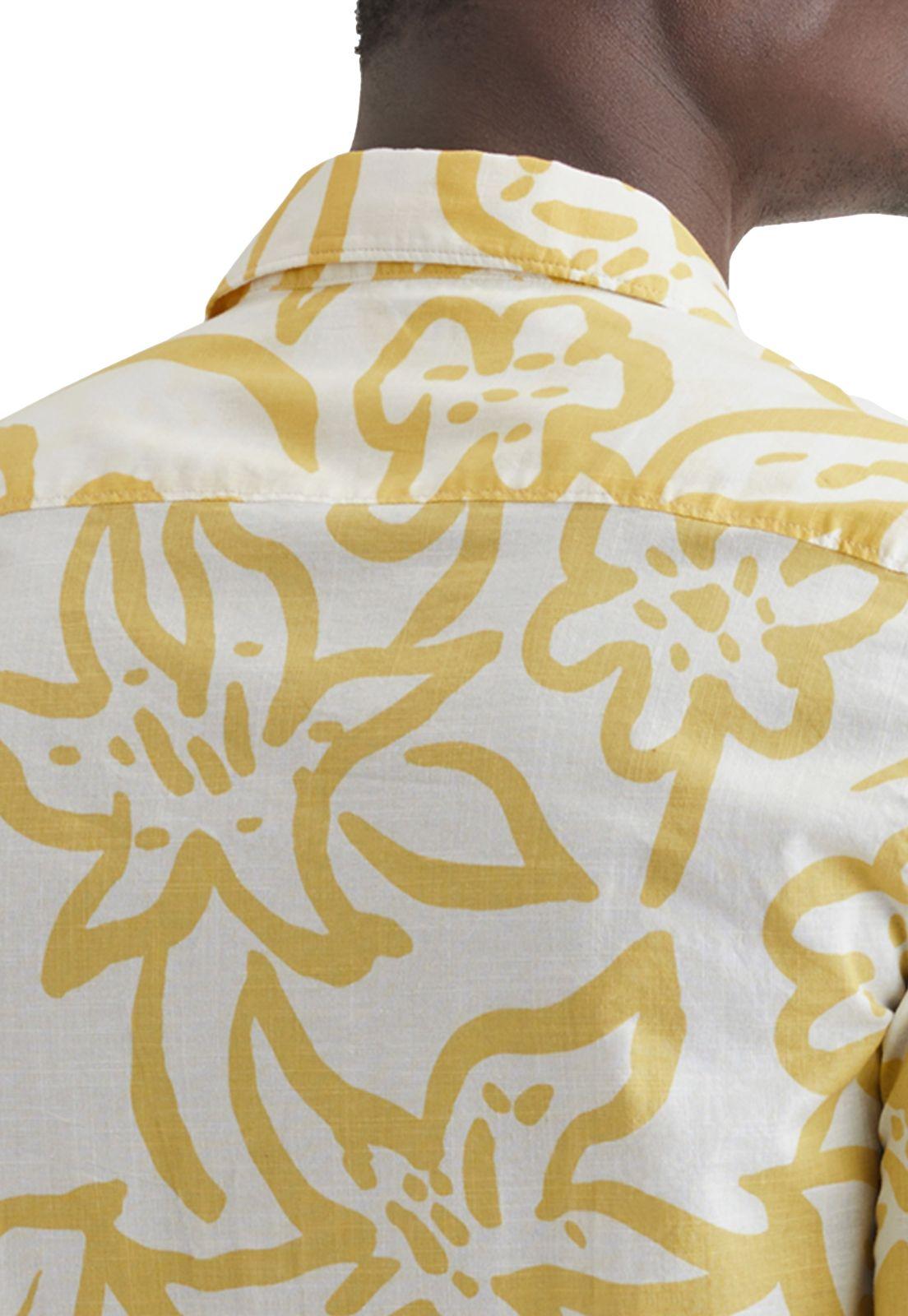 Camisa Hombre Camp Regular Fit Amarillo A1732-0035-3