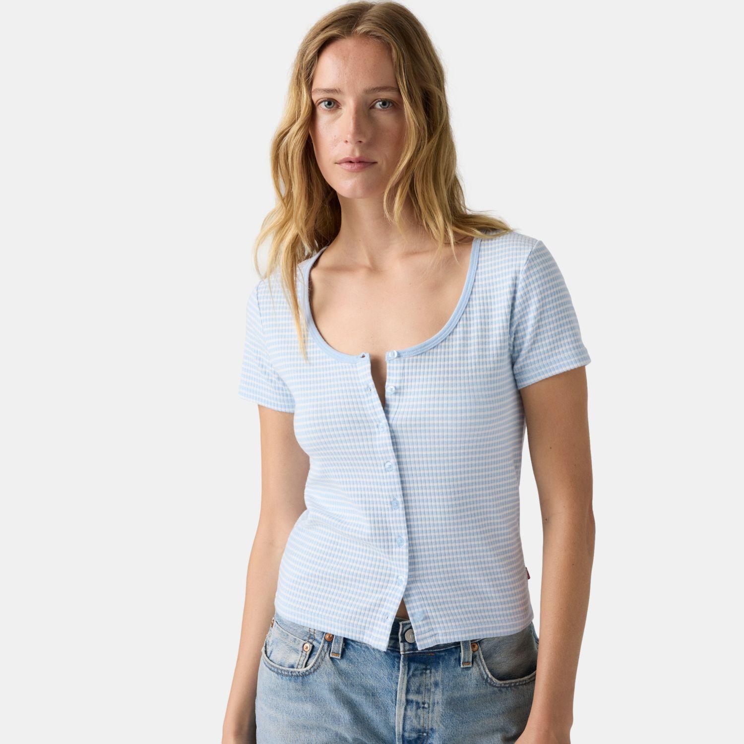 Polera Mujer Austen Button Through Celeste Levis 0087U-0006-2