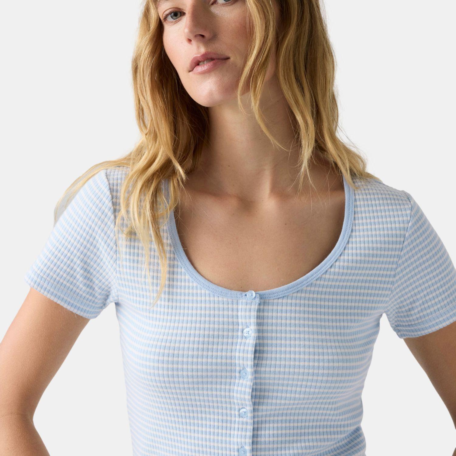 Polera Mujer Austen Button Through Celeste Levis 0087U-0006-3