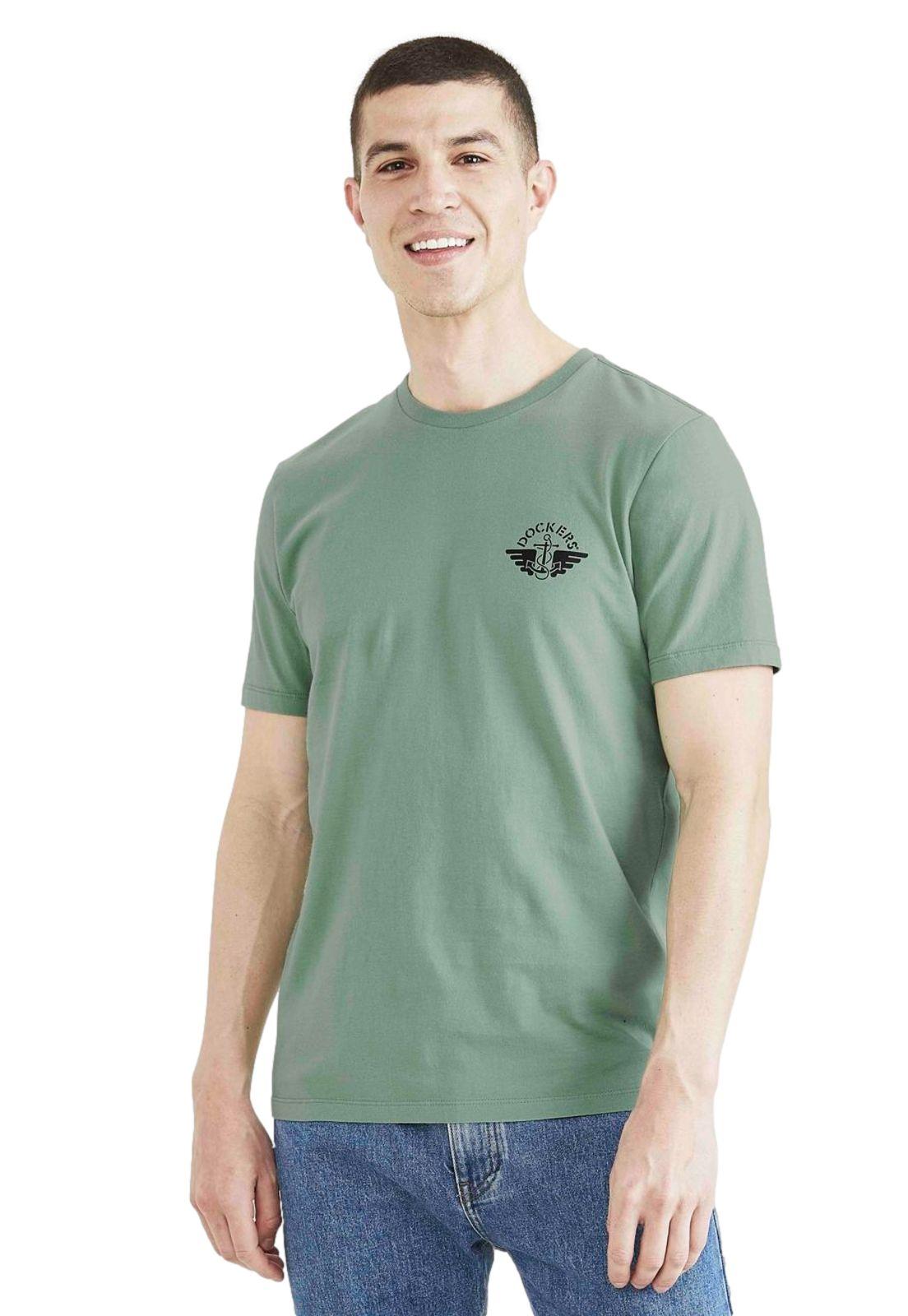 Polera Hombre Graphic Tee Slim Fit Verde A1103-0133-0