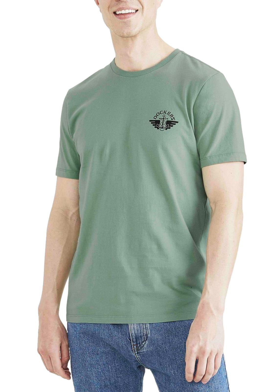 Polera Hombre Graphic Tee Slim Fit Verde A1103-0133-1