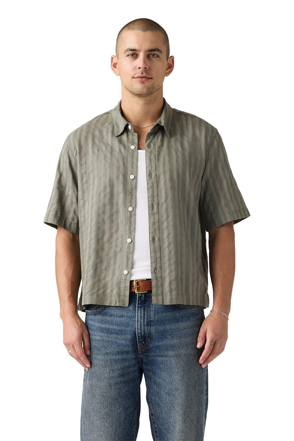 Camisa Hombre Lama Crop Shirt Verde Levis 005GH-0002-0