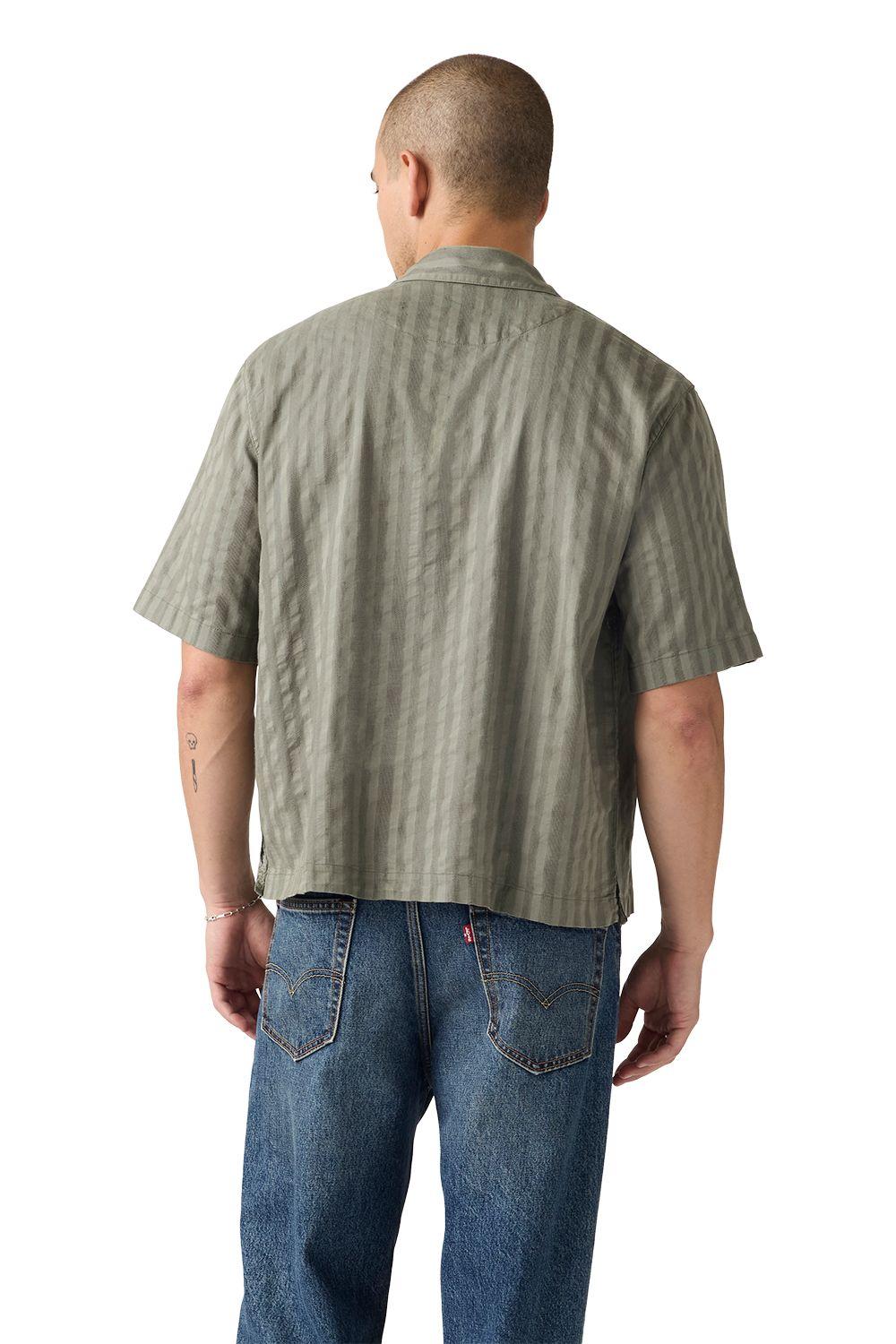 Camisa Hombre Lama Crop Shirt Verde Levis 005GH-0002-1