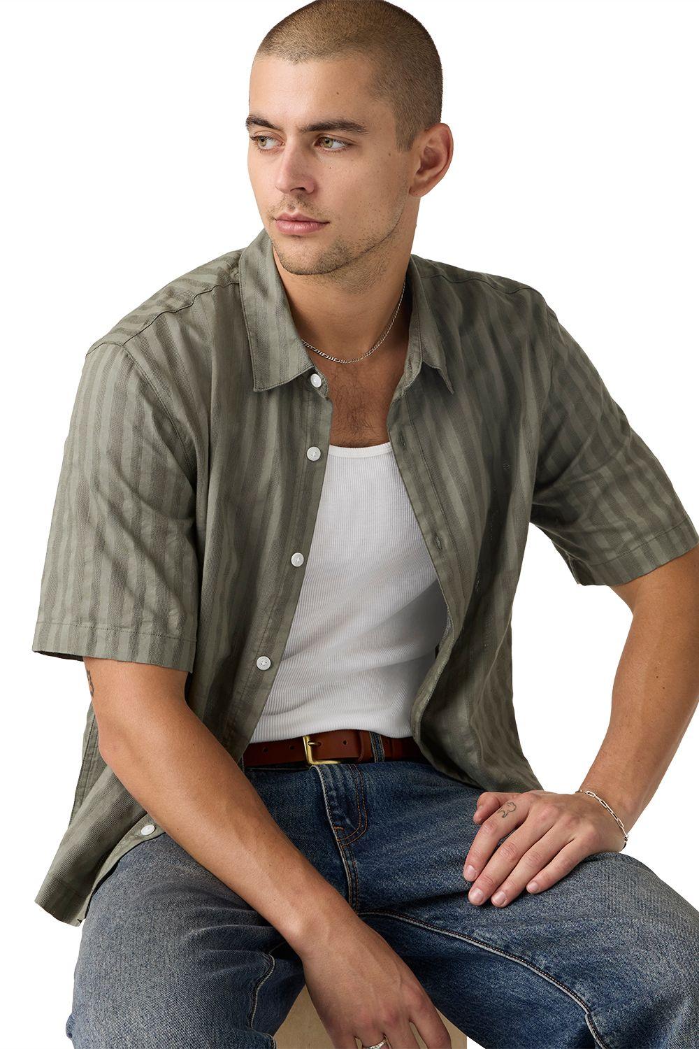 Camisa Hombre Lama Crop Shirt Verde Levis 005GH-0002-2