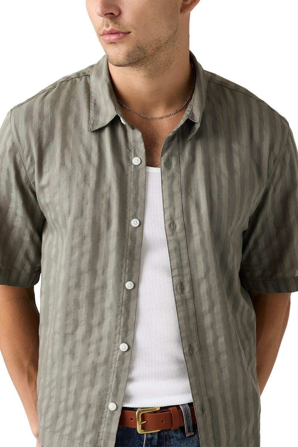 Camisa Hombre Lama Crop Shirt Verde Levis 005GH-0002-3