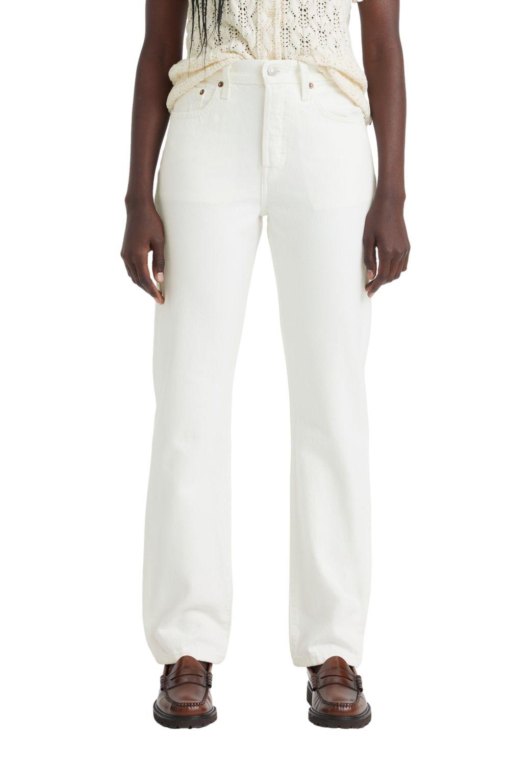 Jeans Mujer 501 Blanco Levis 12501-0501-0