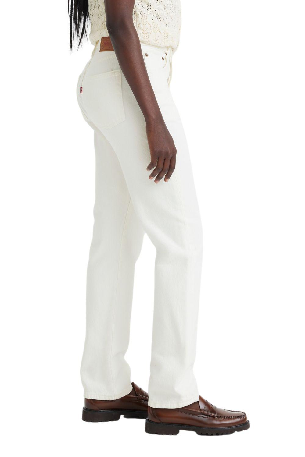 Jeans Mujer 501 Blanco Levis 12501-0501-1