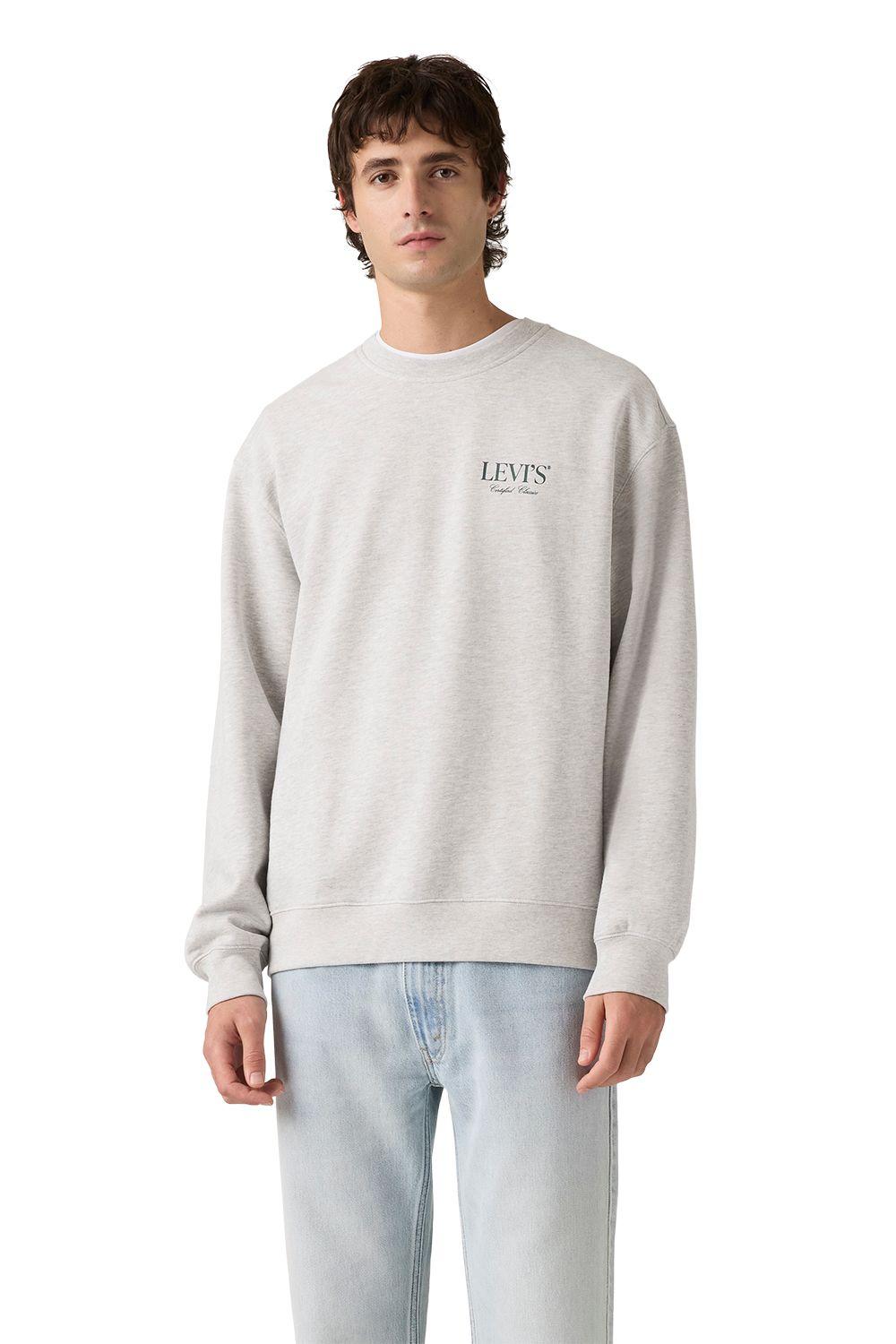 Polerón Hombre Relaxd Graphic Crew Gris Levis 38712-0491-0