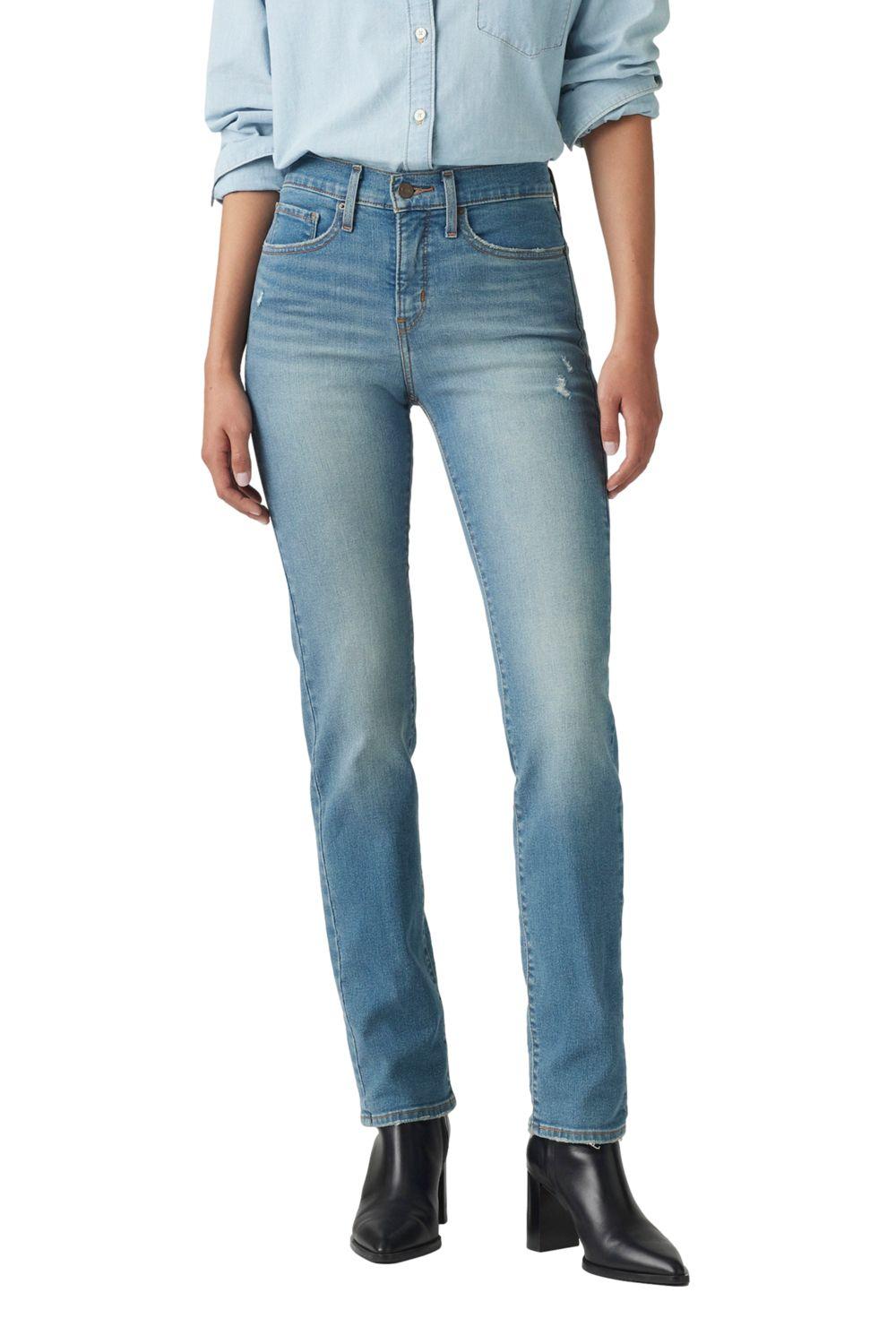 Jeans Mujer 314 Shaping Straight Celeste Levis 19631-0231-0