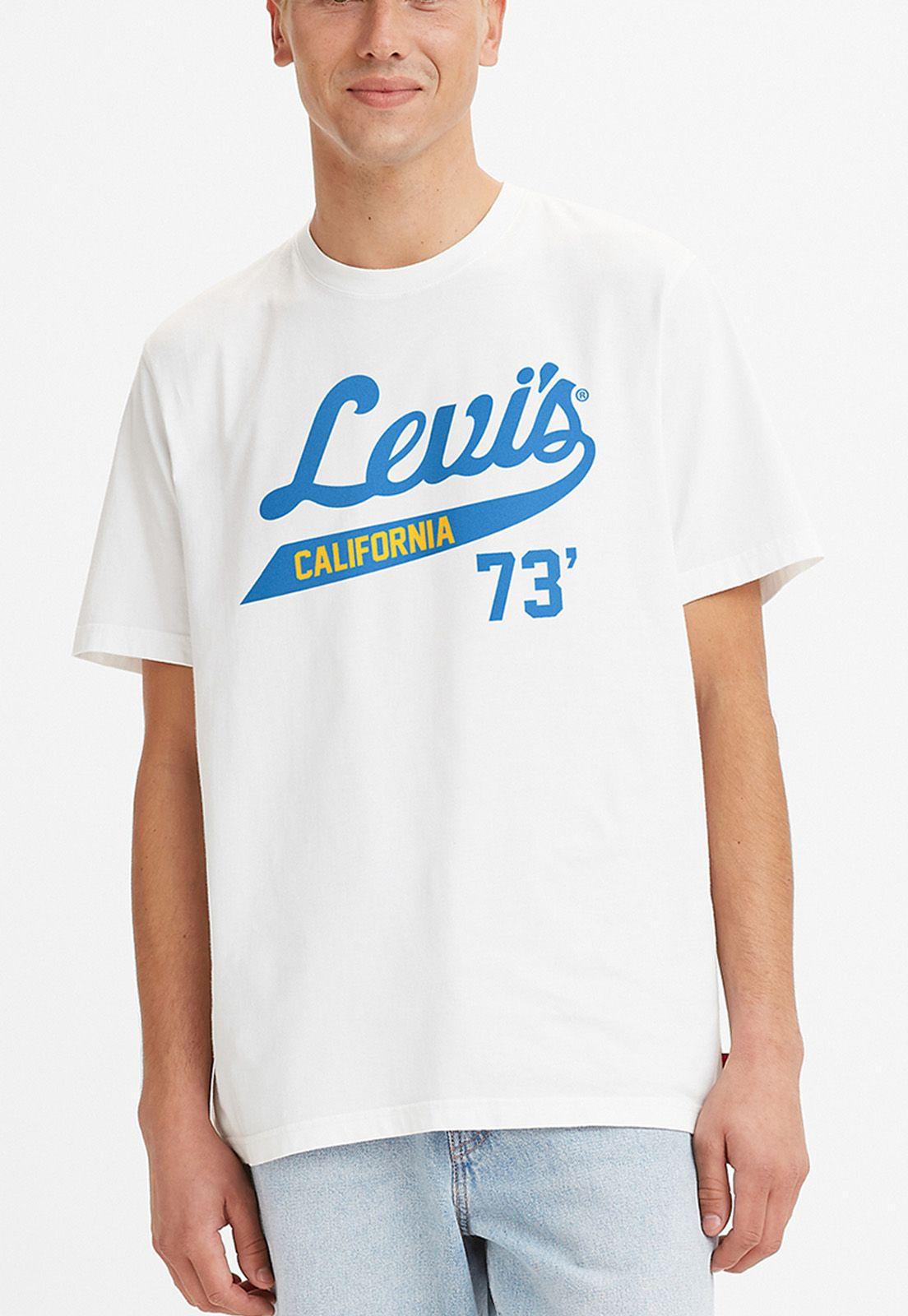 Polera Hombre Lisa Blanca Levis 16143-0556-0