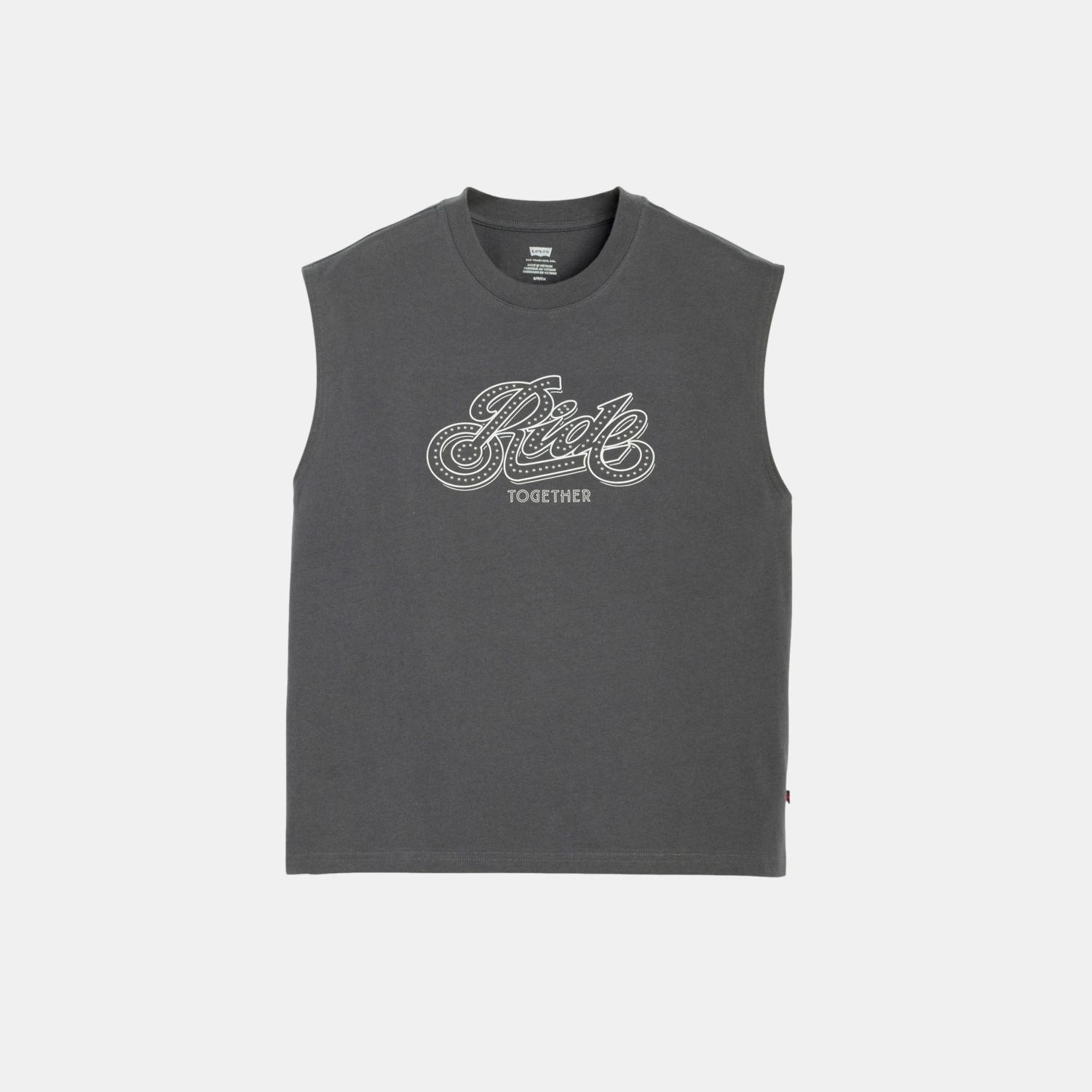Polera Hombre Cropped Muscle Tank Negro Levis A7940-0001-4