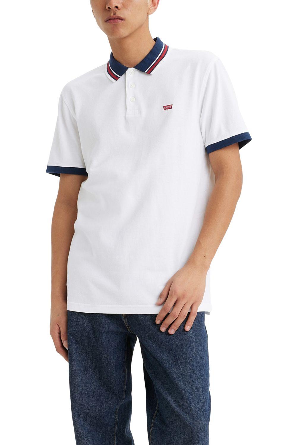 Polera Hombre Polo Manga Corta Blanco Levis 35883-0142-0