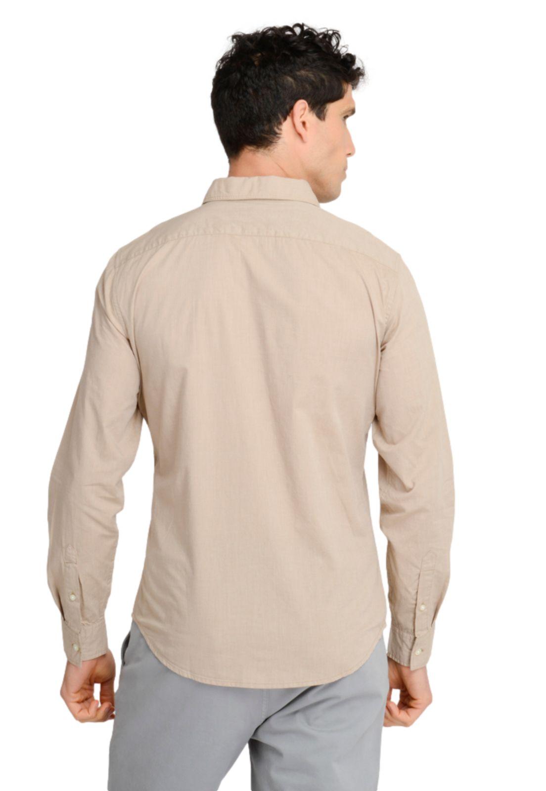 Camisa Hombre Casual Slim Fit Harvest Gold-1