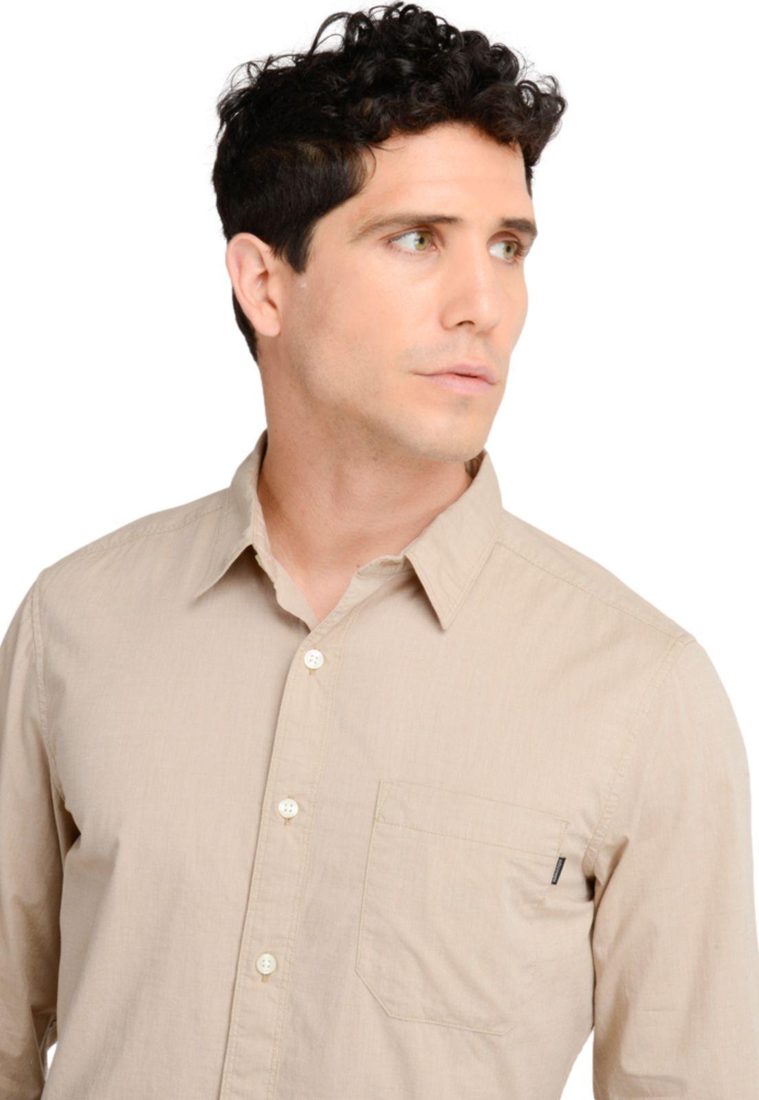 Camisa Hombre Casual Slim Fit Harvest Gold-3