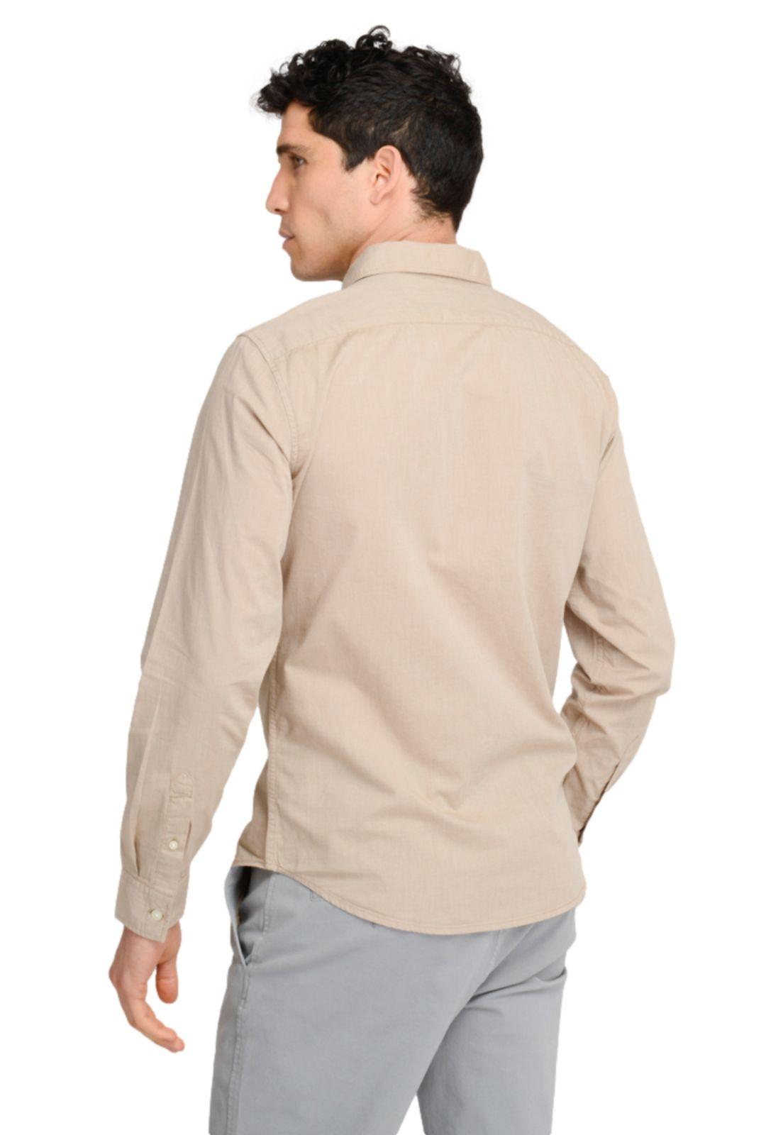 Camisa Hombre Casual Slim Fit Harvest Gold-2