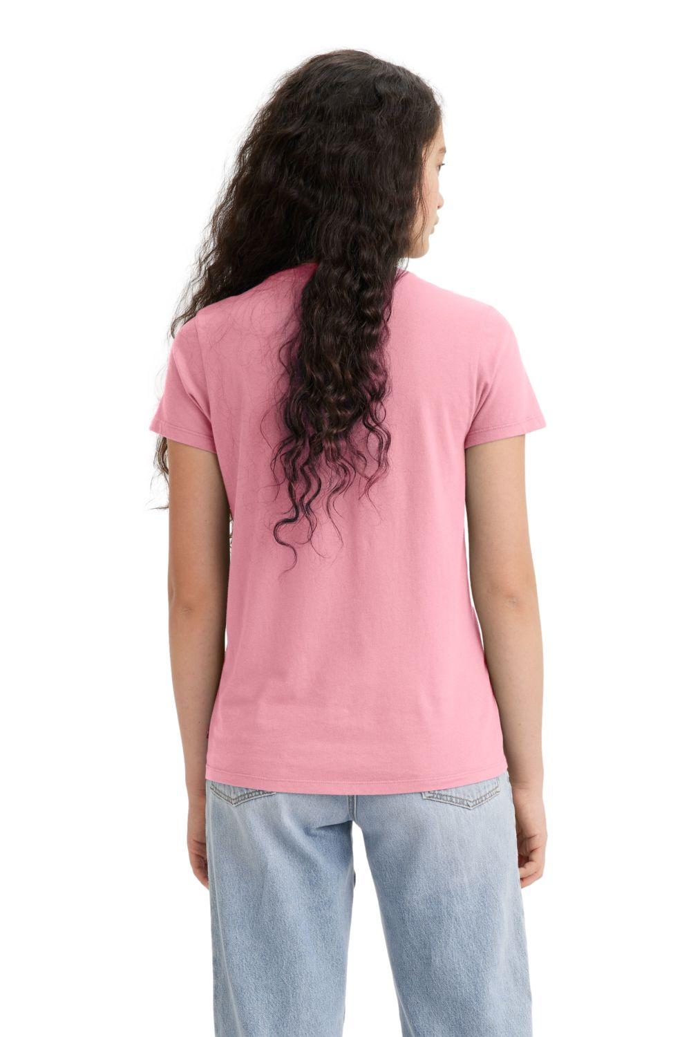 Polera Mujer Regular Fit Lisa Logo Rosado Levis 17369-2520-1