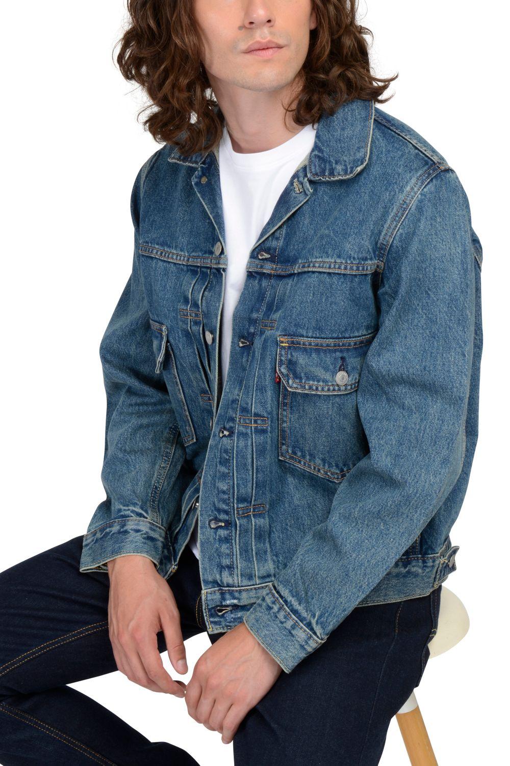 Chaqueta Hombre Relaxed Fit Trucker Azul Levis A7632-0001-3