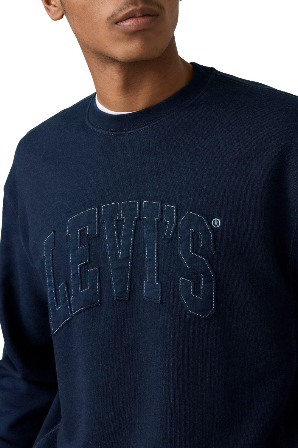 Polerón Hombre Premium Graphic Crew Azul Levis 000MS-0017-3