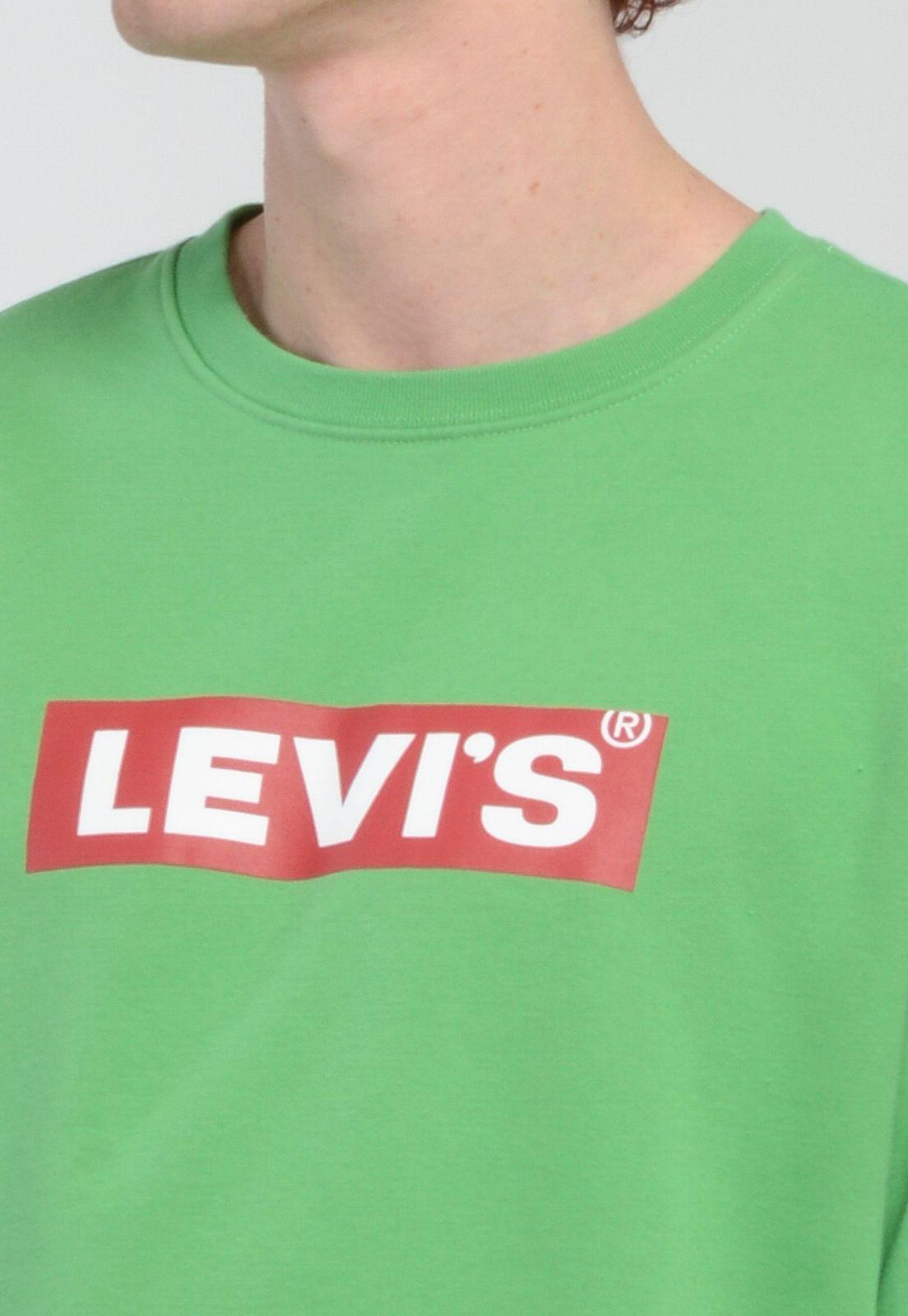 Polerón Hombre Relaxed Fit Gráfico Verde Levis 38712-0067-2