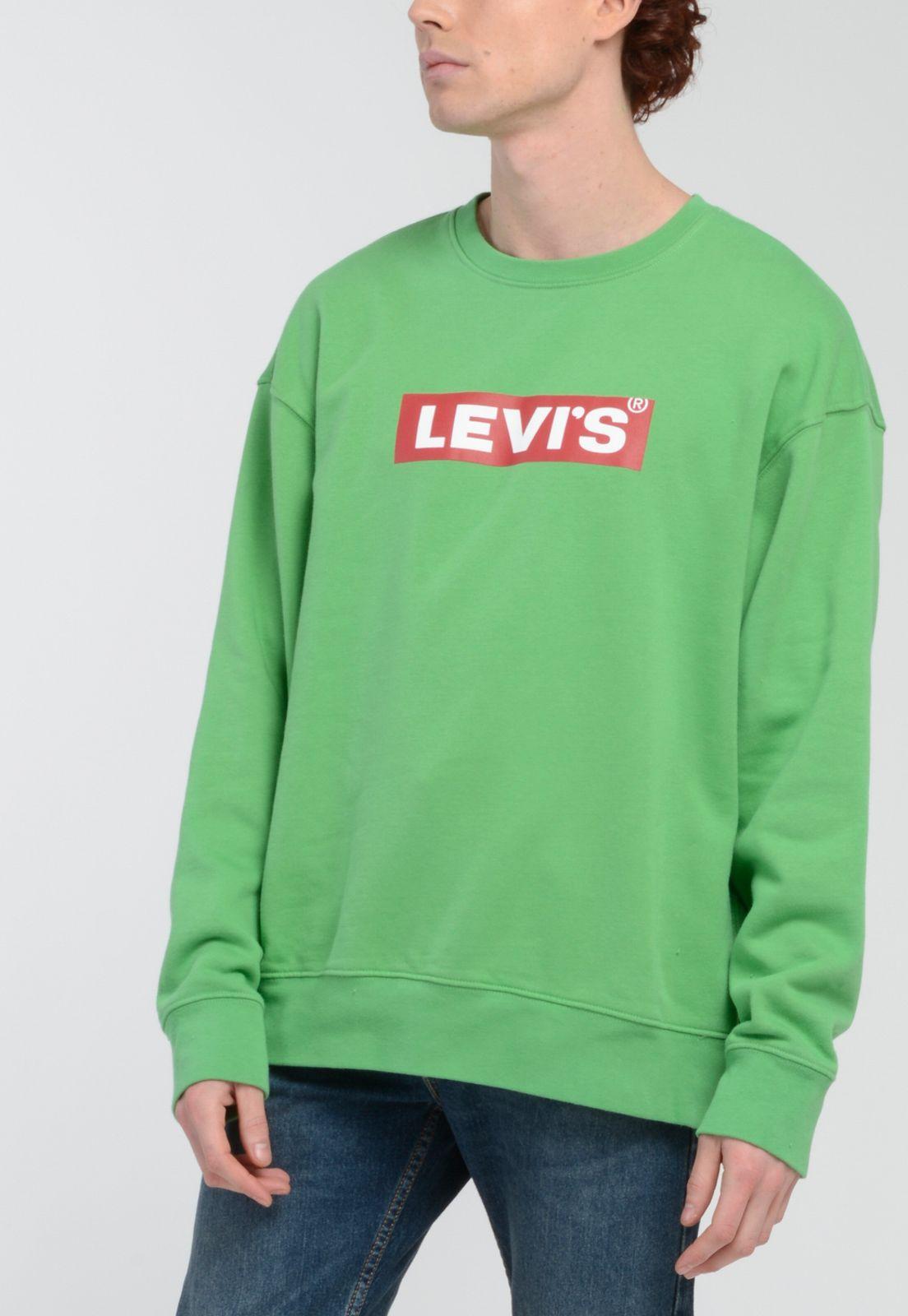 Polerón Hombre Relaxed Fit Gráfico Verde Levis 38712-0067-0