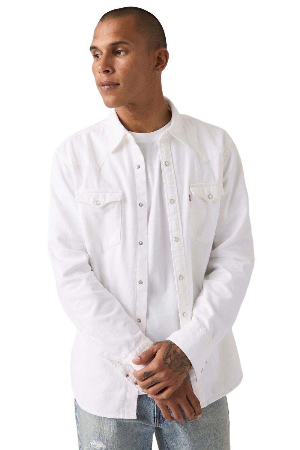 Camisa Hombre Barstow Western Standard Blanco Levis 85744-0119-2