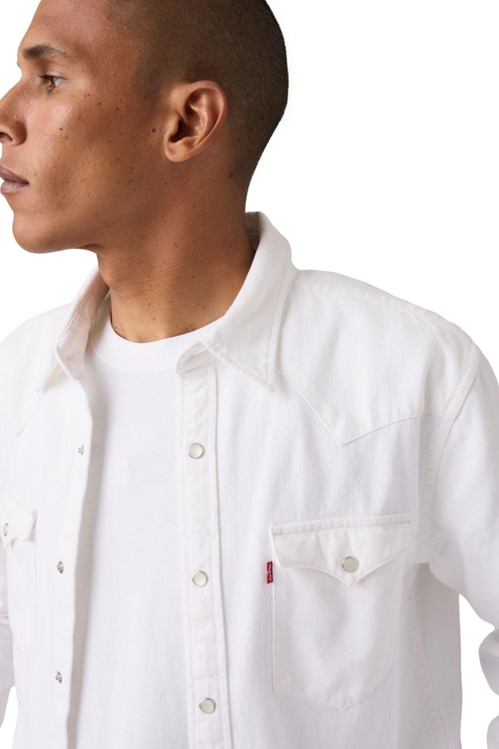 Camisa Hombre Barstow Western Standard Blanco Levis 85744-0119-3