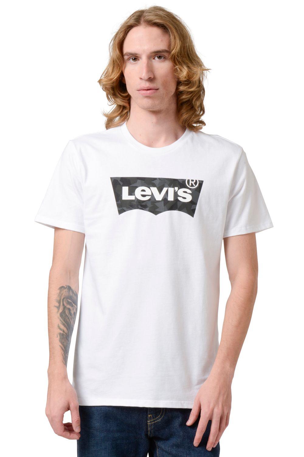 Polera Hombre Regular Fit Gráfica Blanco Levis 56195-0849-0
