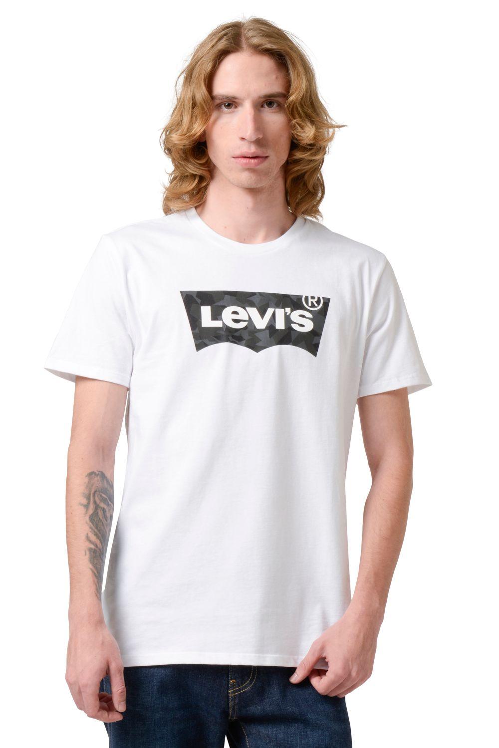 Polera Hombre Regular Fit Gráfica Blanco Levis 56195-0849-3