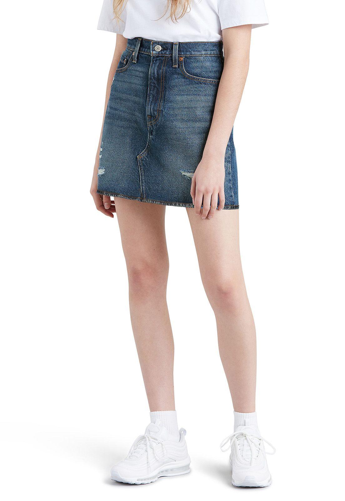 Falda Mujer High Rise Azul Levis 79752-0002-0