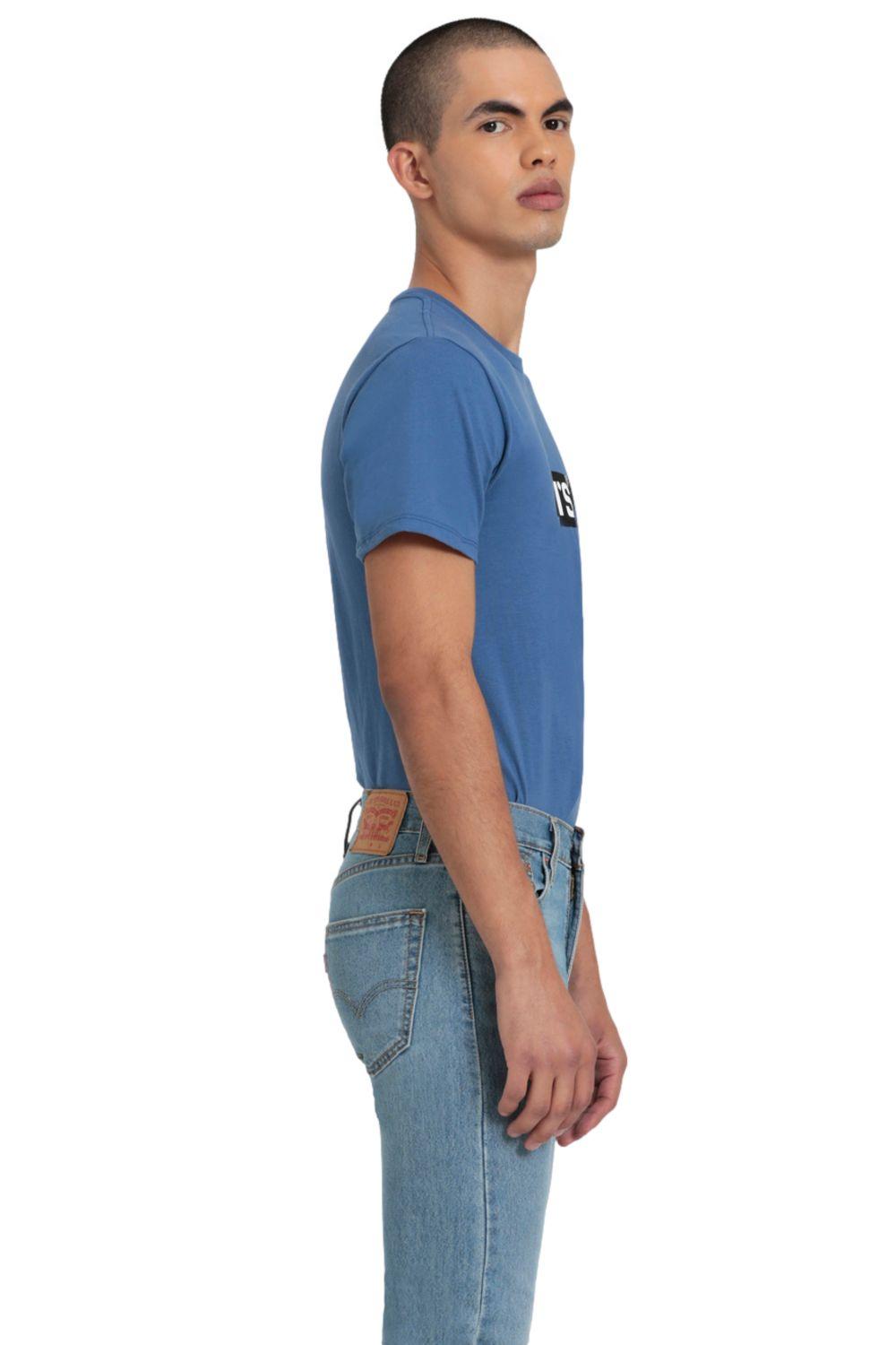 Polera Hombre Graphic Set-In Necke Logo Boxtab Azul Levis 17783-0359-1