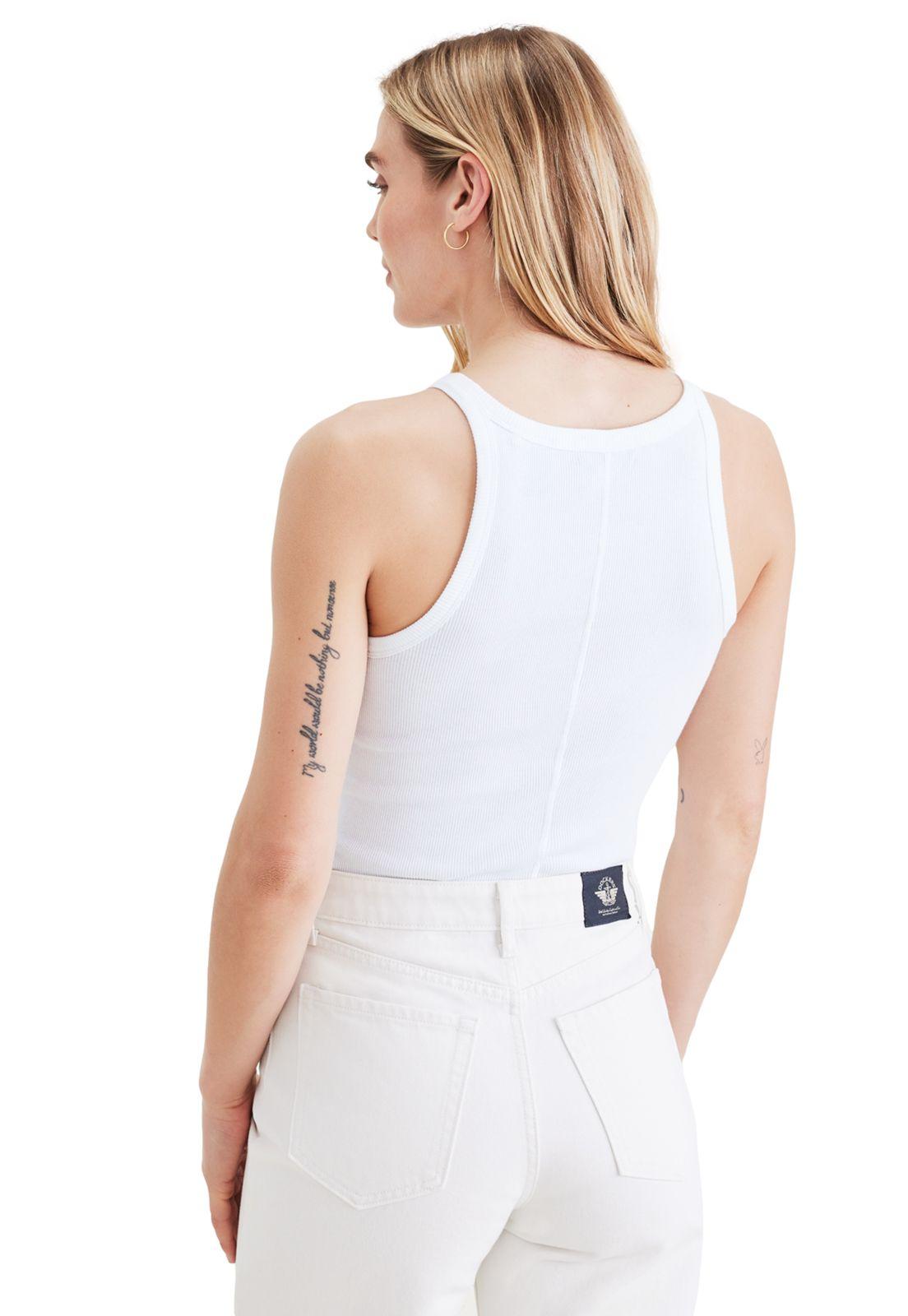 Polera Mujer Tank Slim Fit Blanca A6571-0000-2